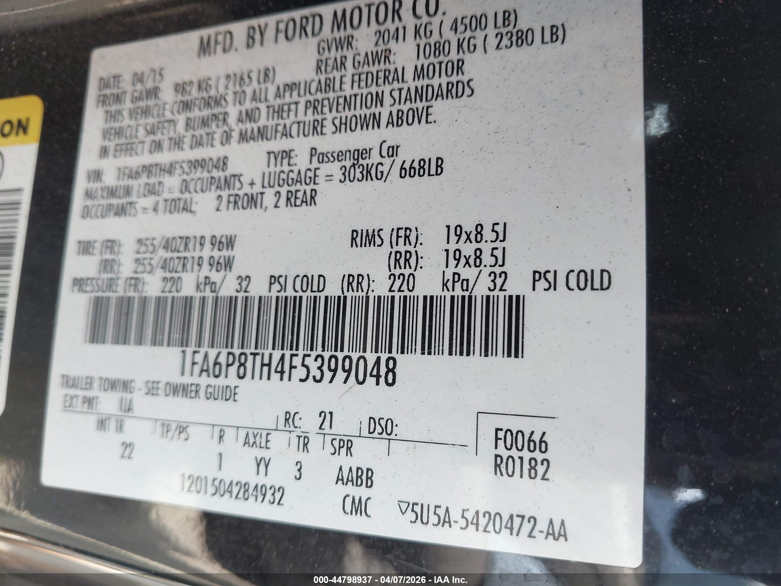 FORD MUSTANG image 9