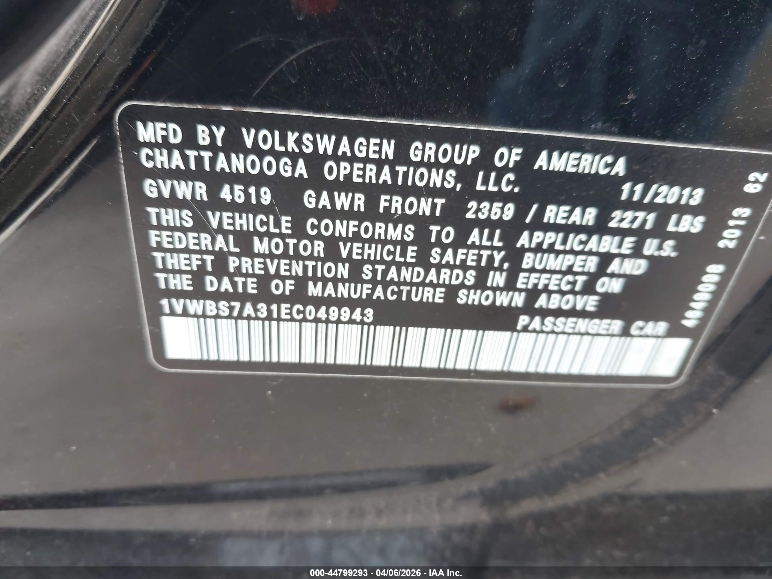 VOLKSWAGEN PASSAT image 9