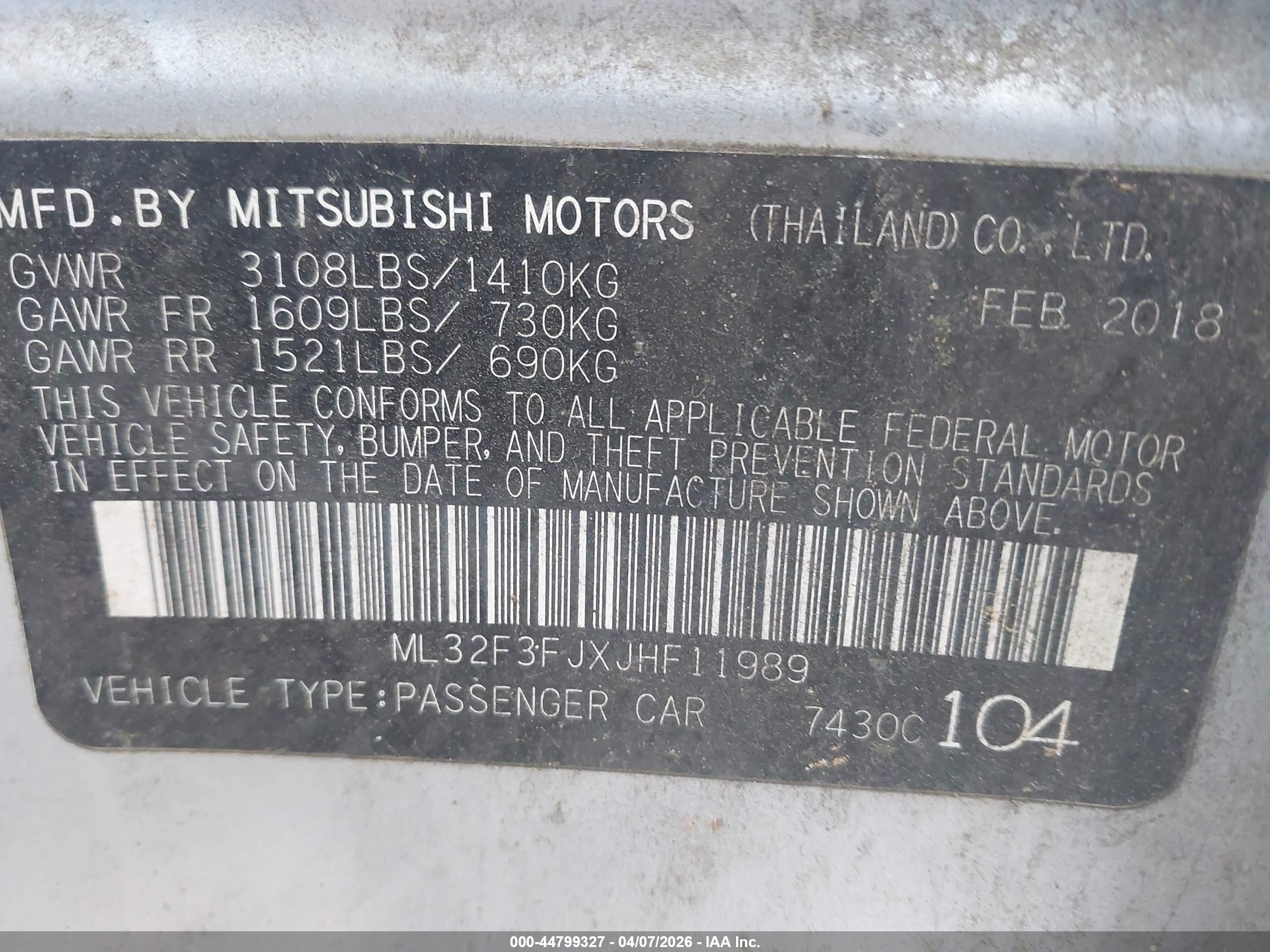 MITSUBISHI MIRAGE image 9