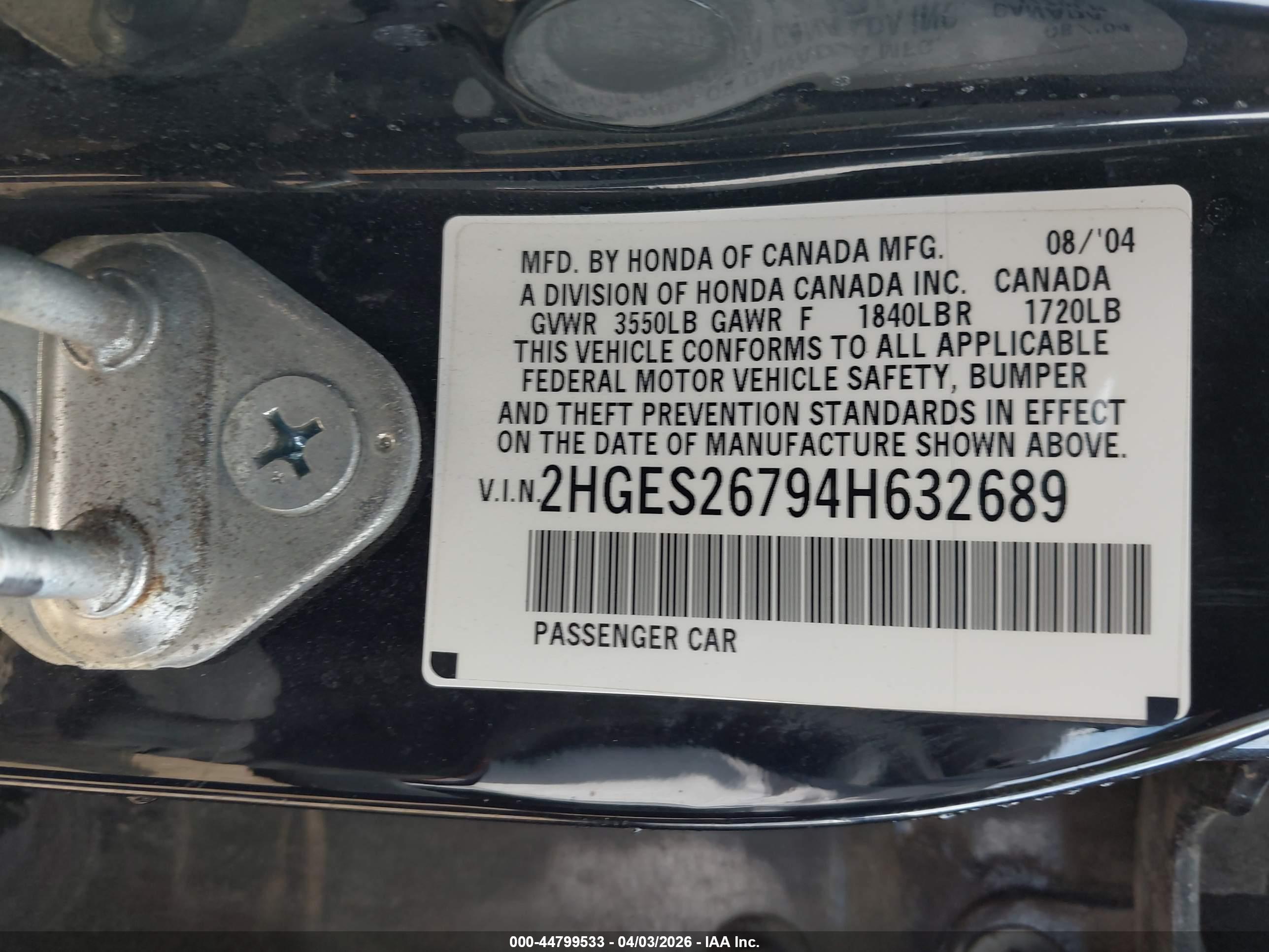 HONDA CIVIC image 9