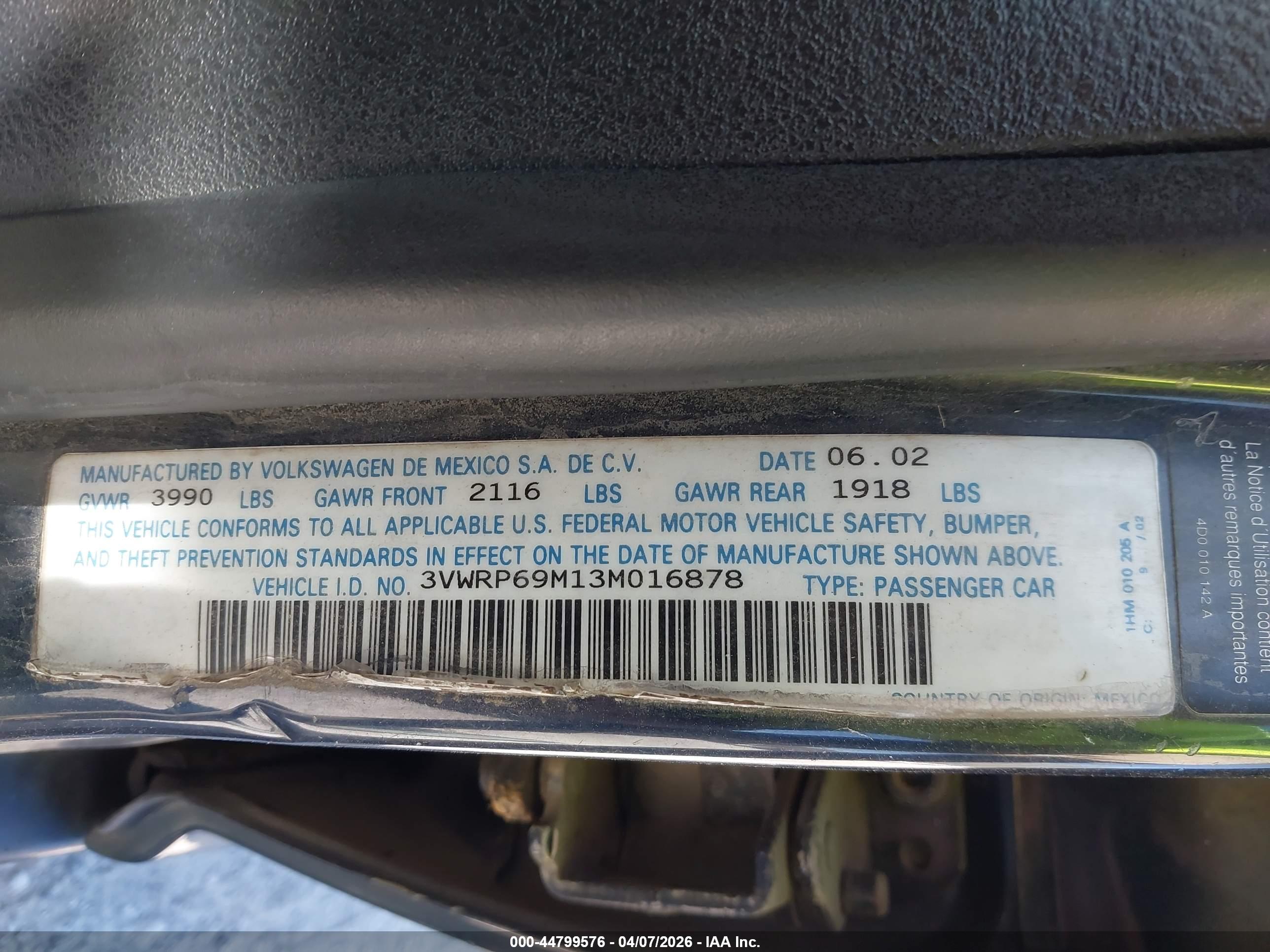 VOLKSWAGEN JETTA image 9