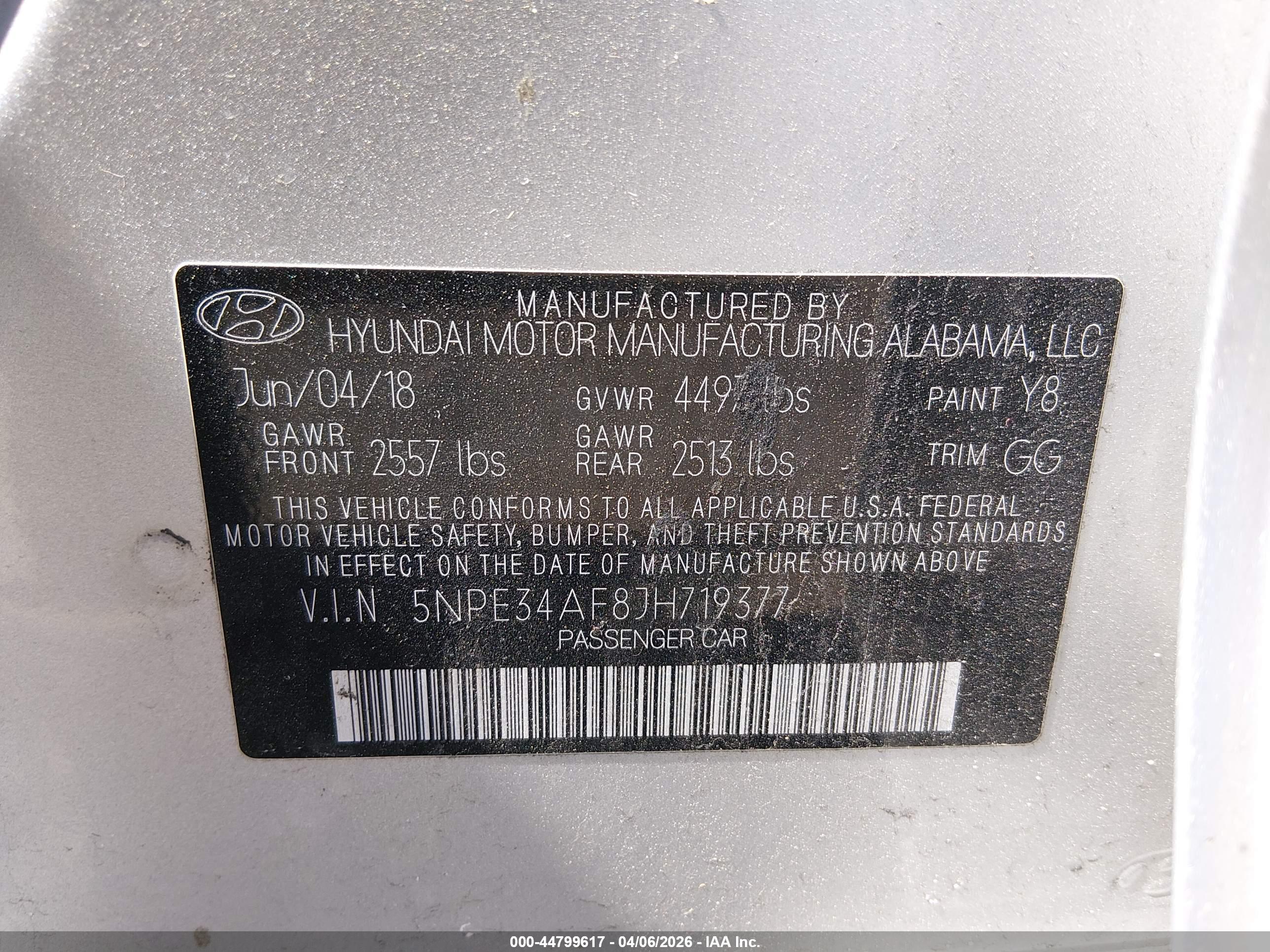 HYUNDAI SONATA image 9
