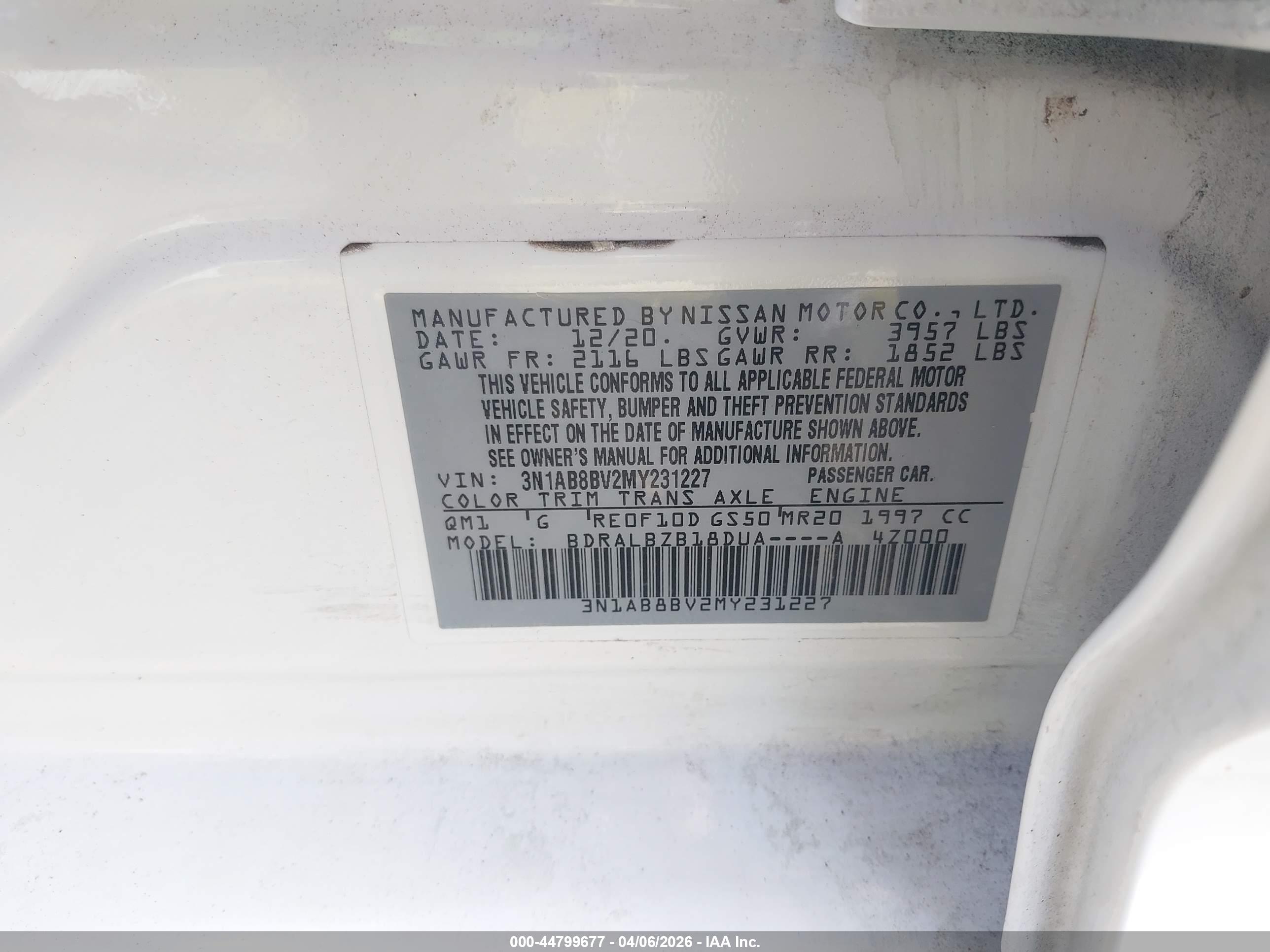 NISSAN SENTRA image 9
