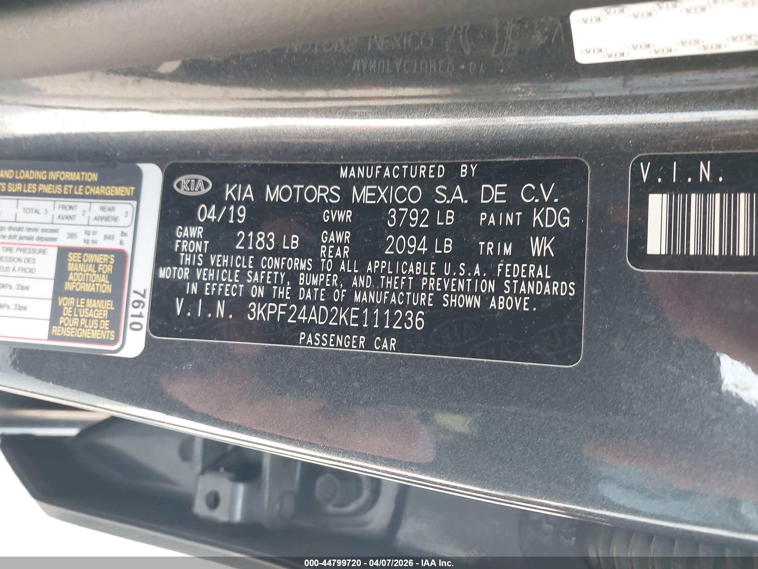 KIA FORTE image 9
