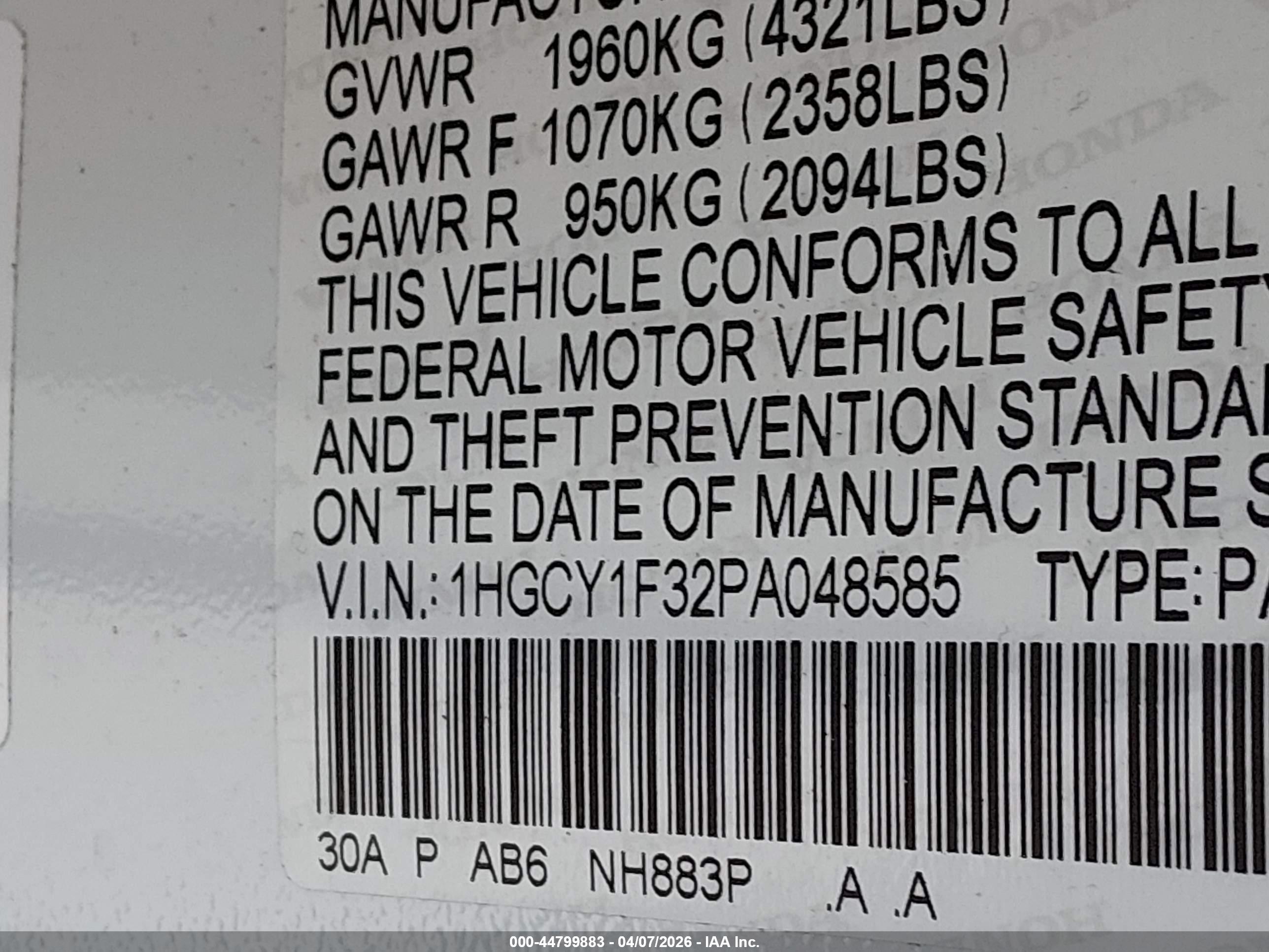 HONDA ACCORD image 9