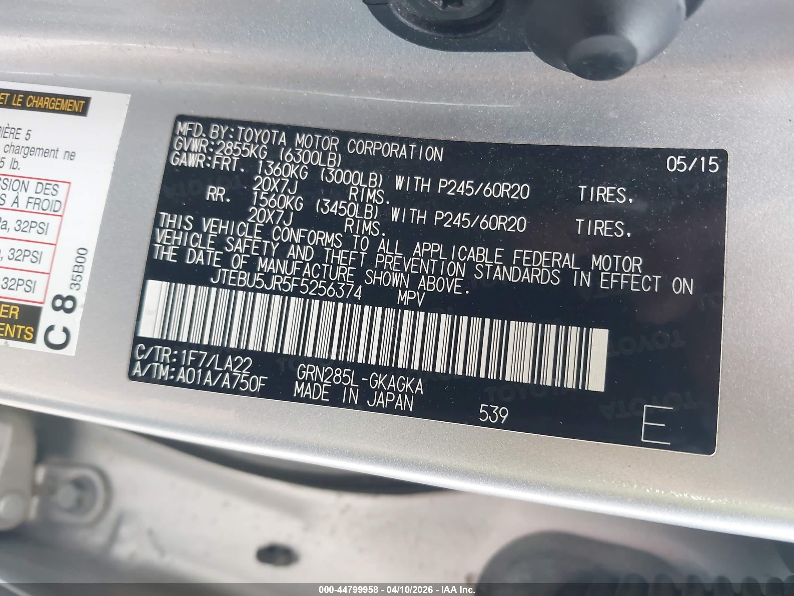 TOYOTA 4RUNNER image 9