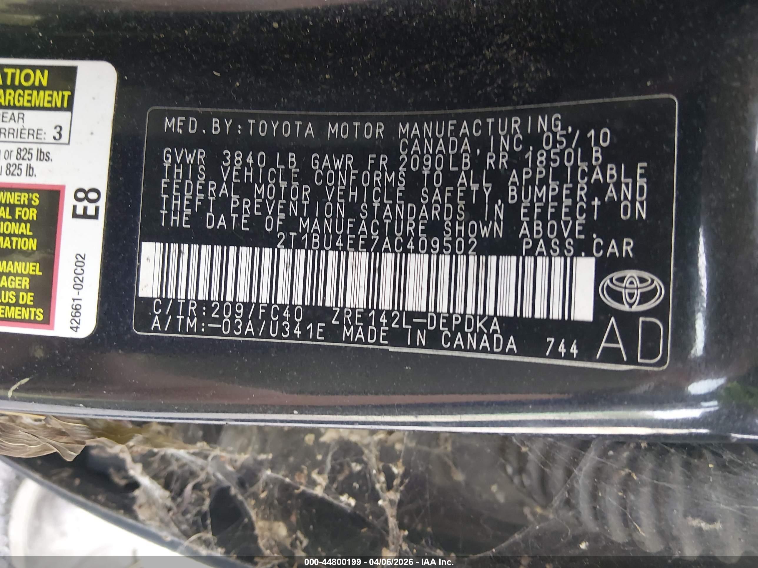 TOYOTA COROLLA image 9