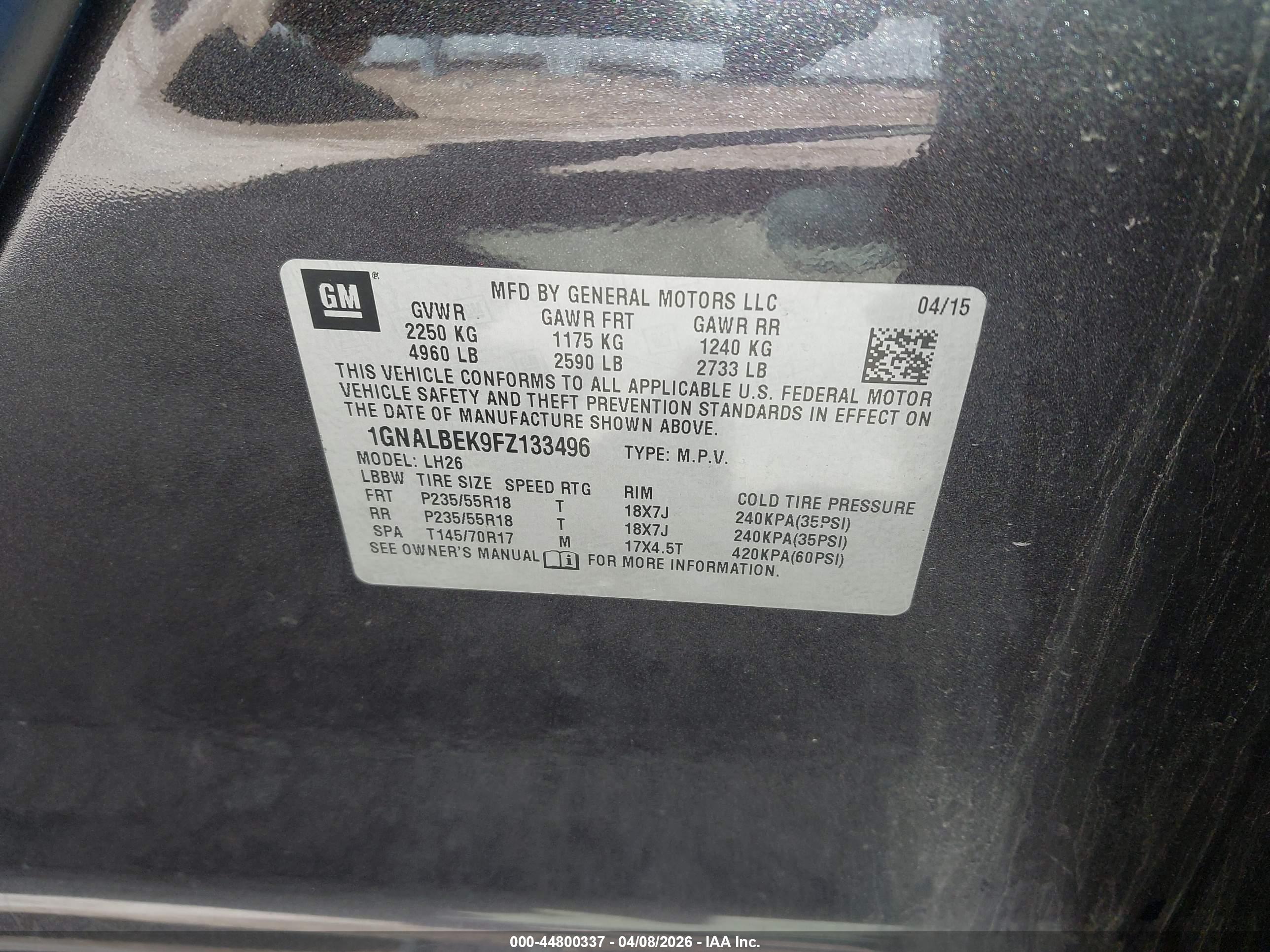 CHEVROLET EQUINOX image 9