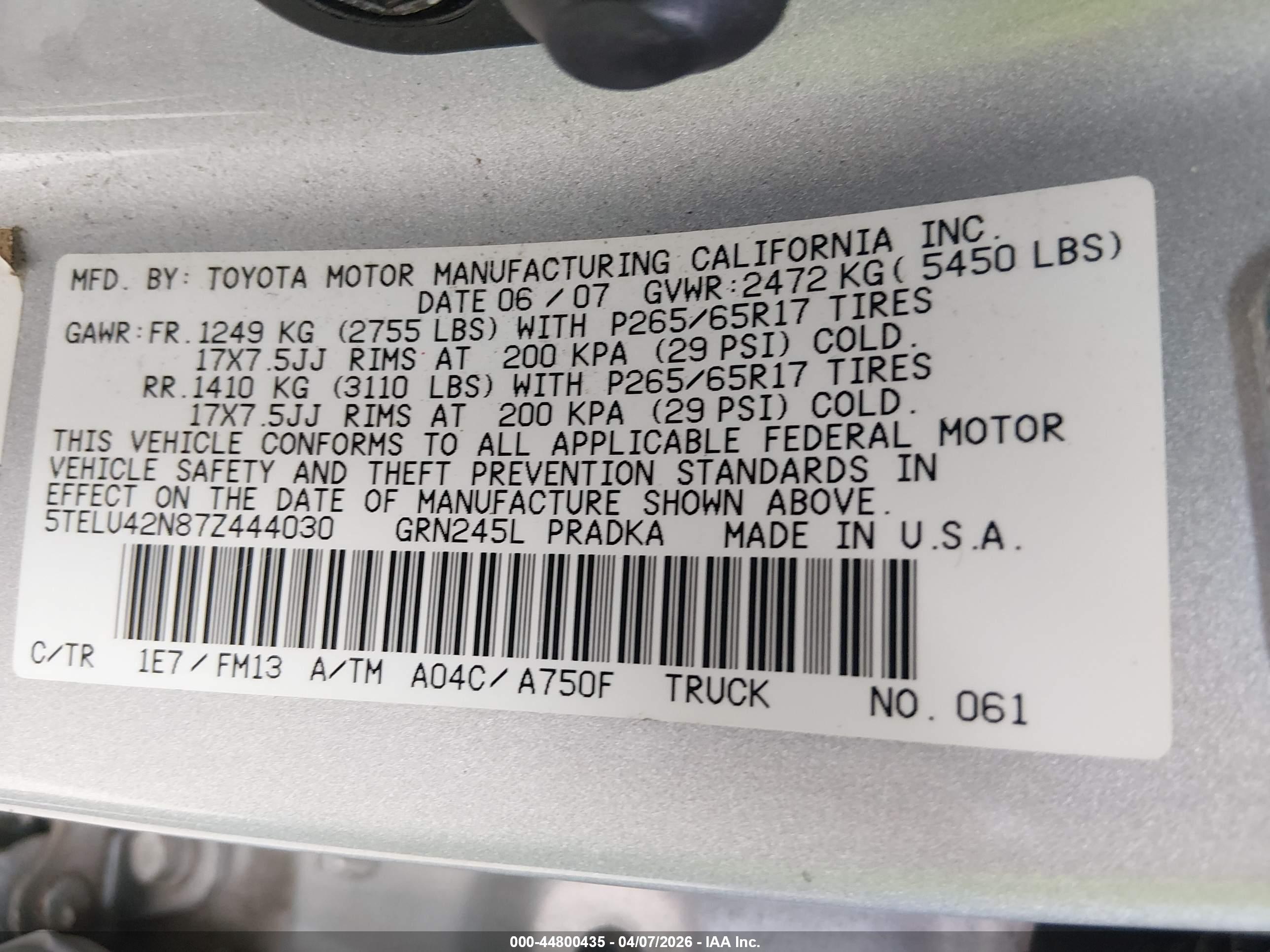 TOYOTA TACOMA image 9