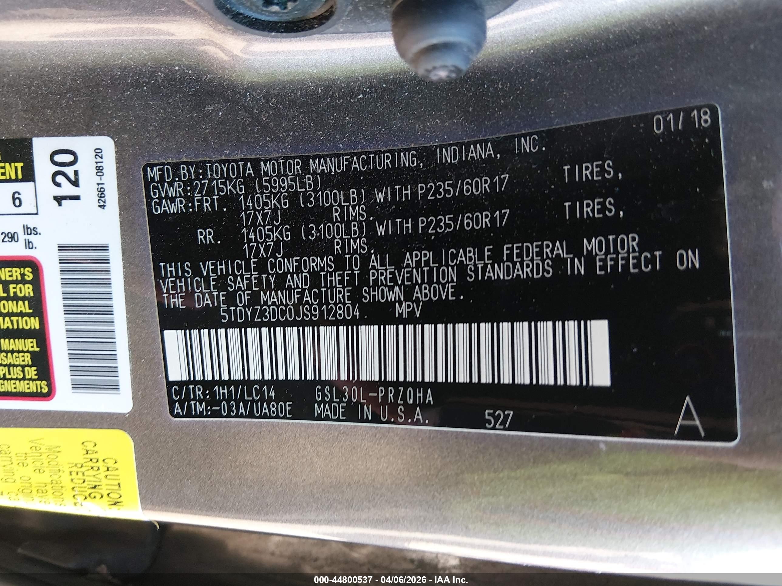 TOYOTA SIENNA image 9