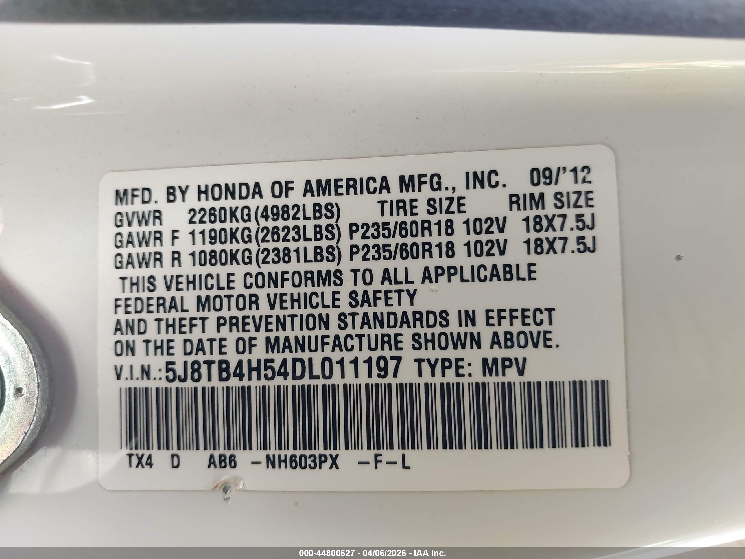 ACURA RDX image 9
