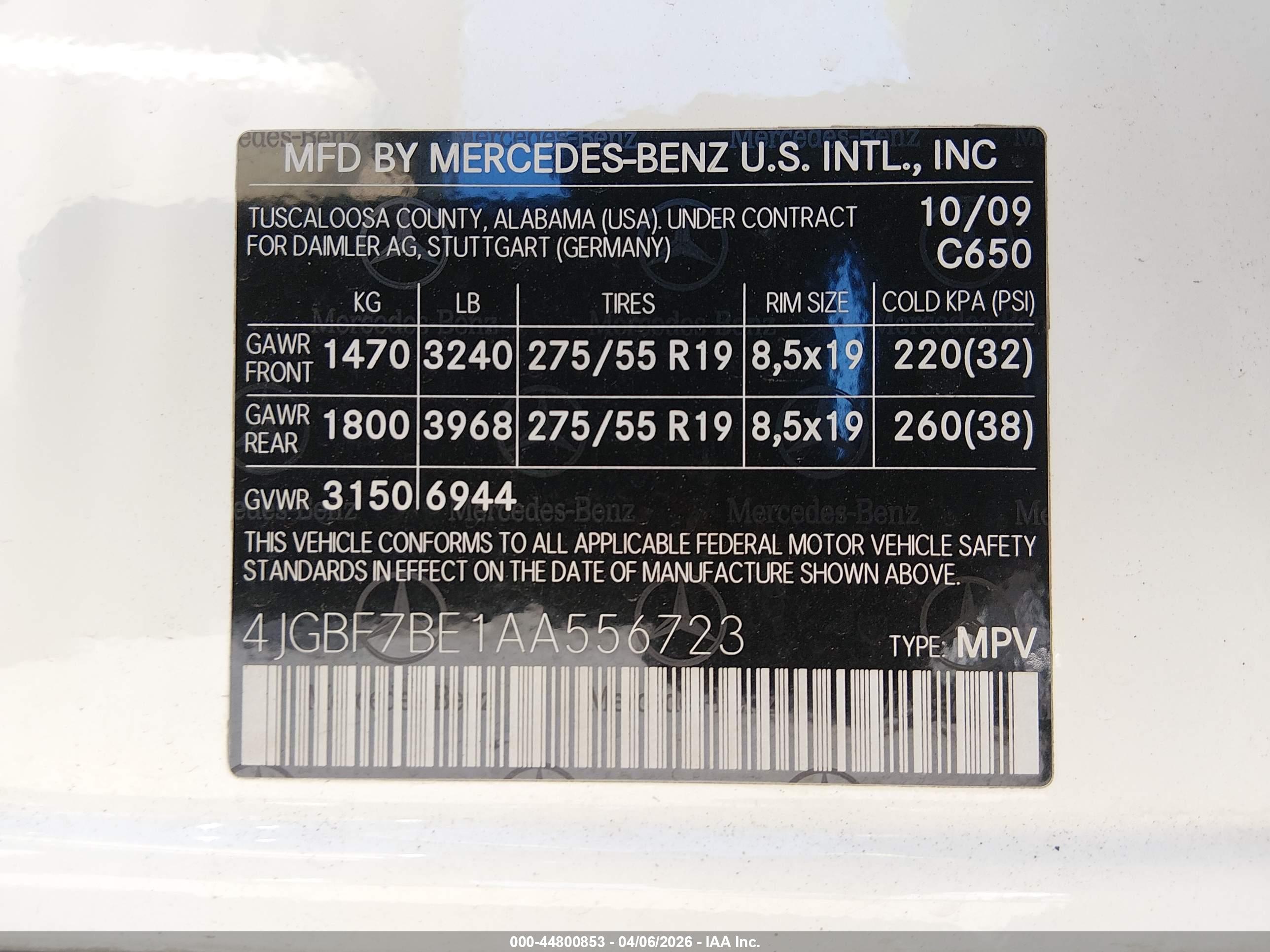 MERCEDES-BENZ GL image 9
