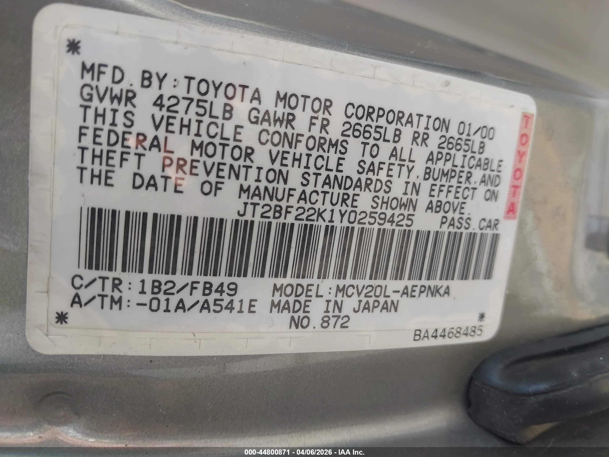 TOYOTA CAMRY image 9