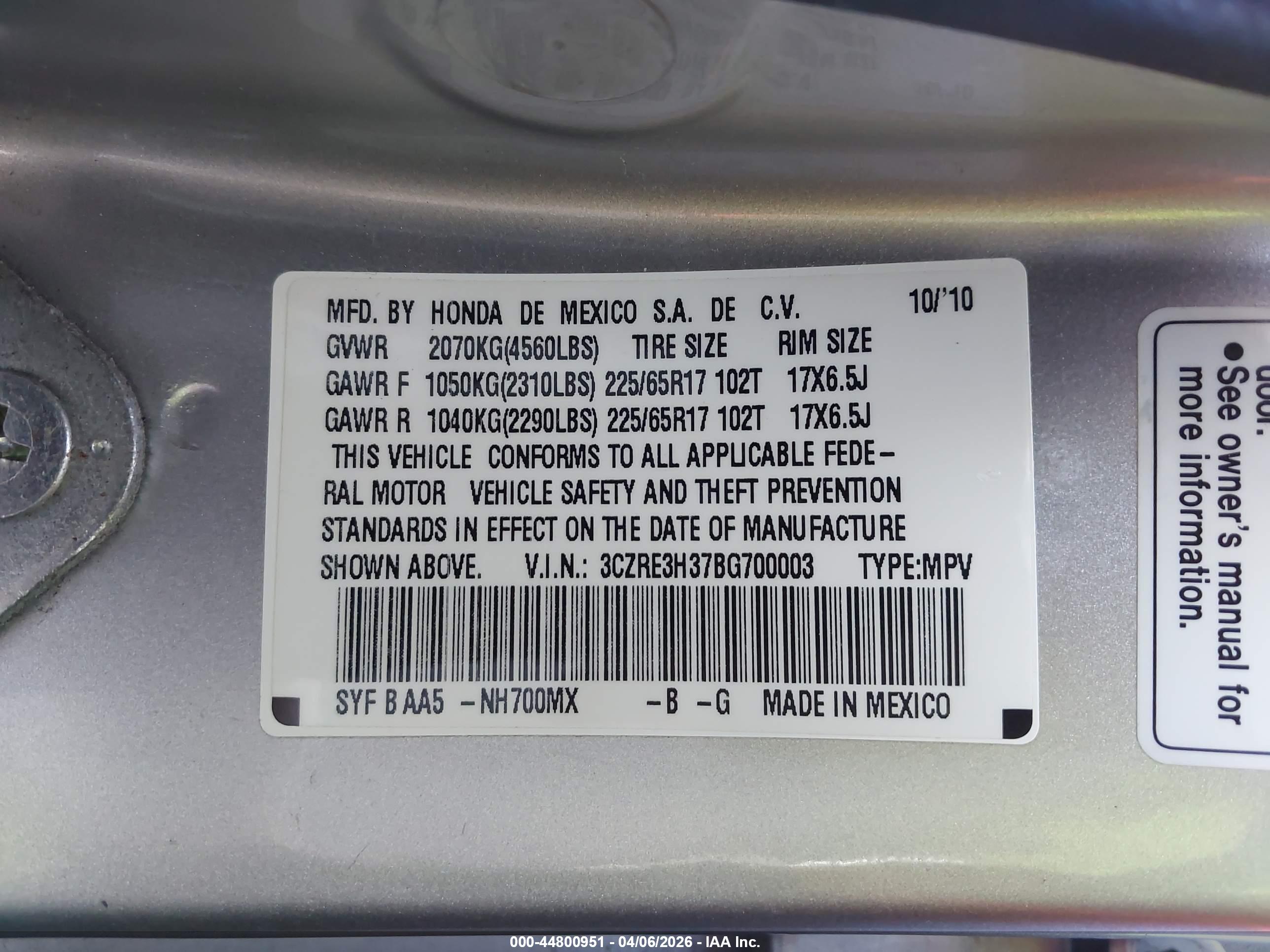 HONDA CR-V image 9