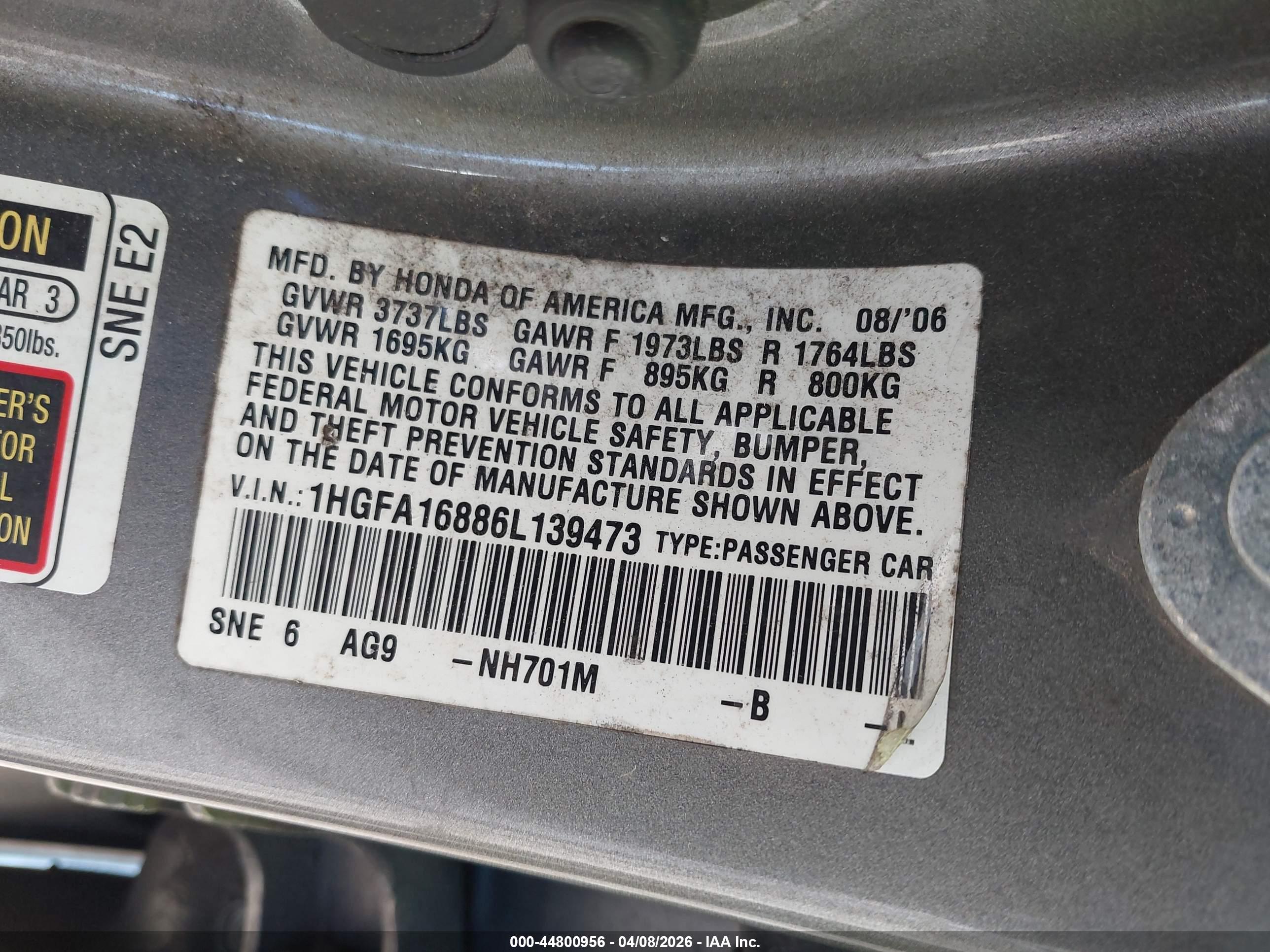 HONDA CIVIC image 9