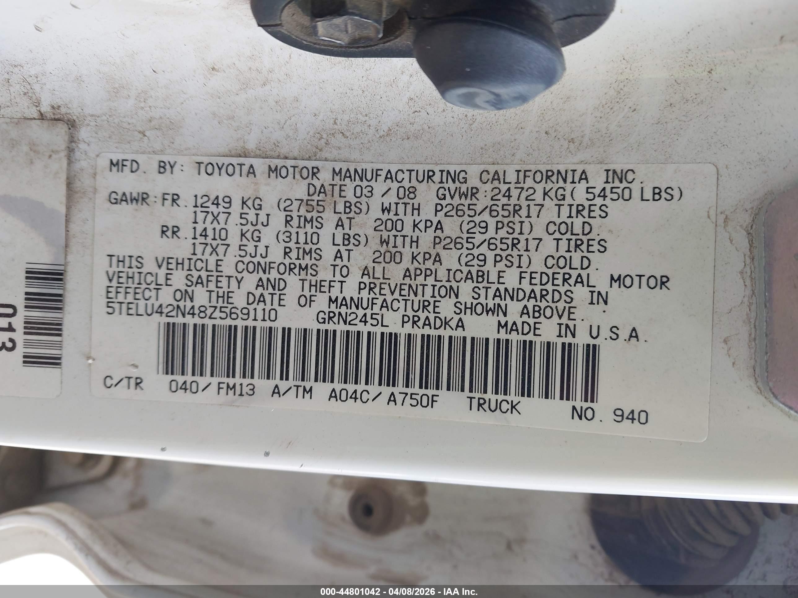 TOYOTA TACOMA image 9