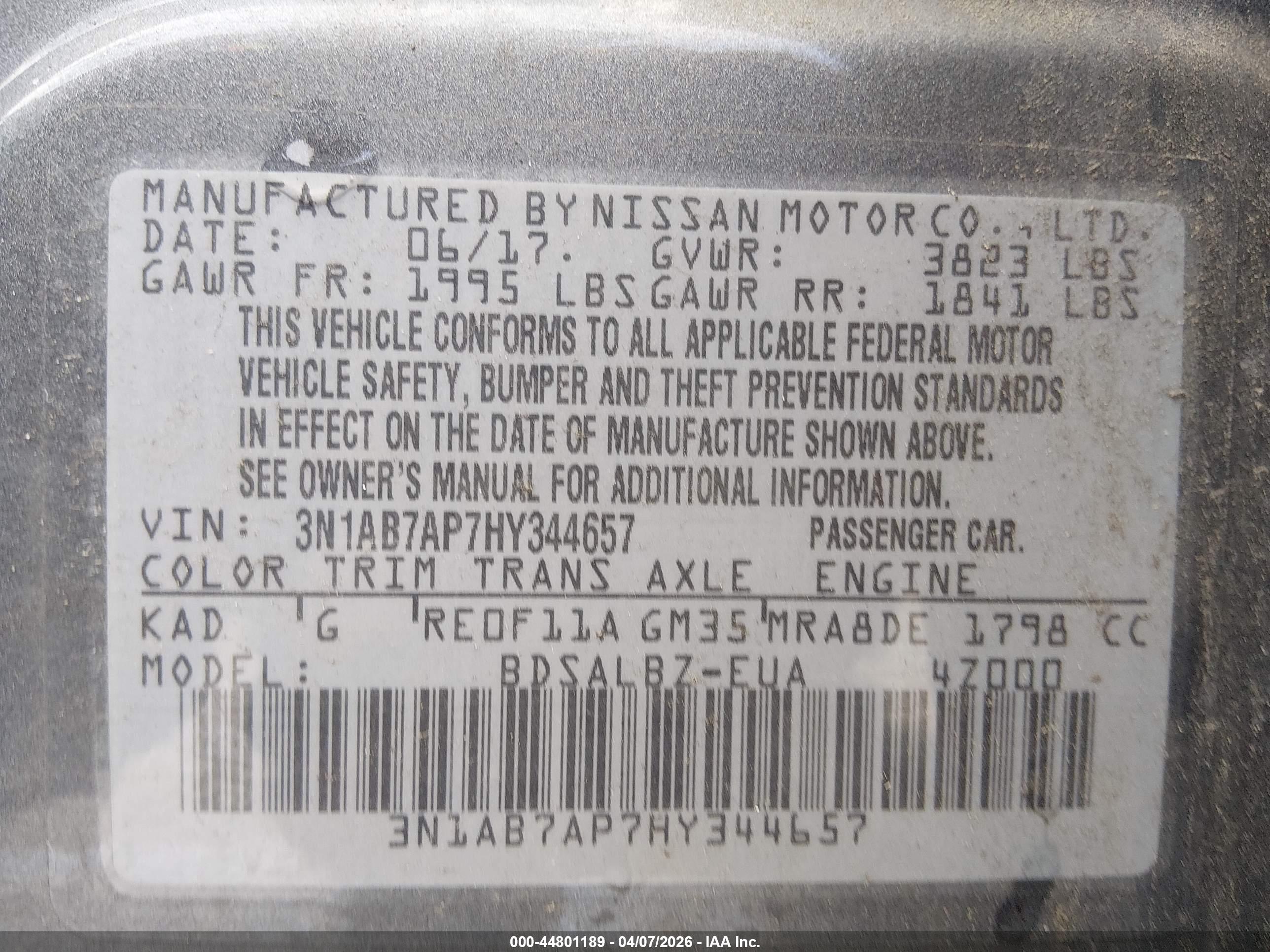 NISSAN SENTRA image 9
