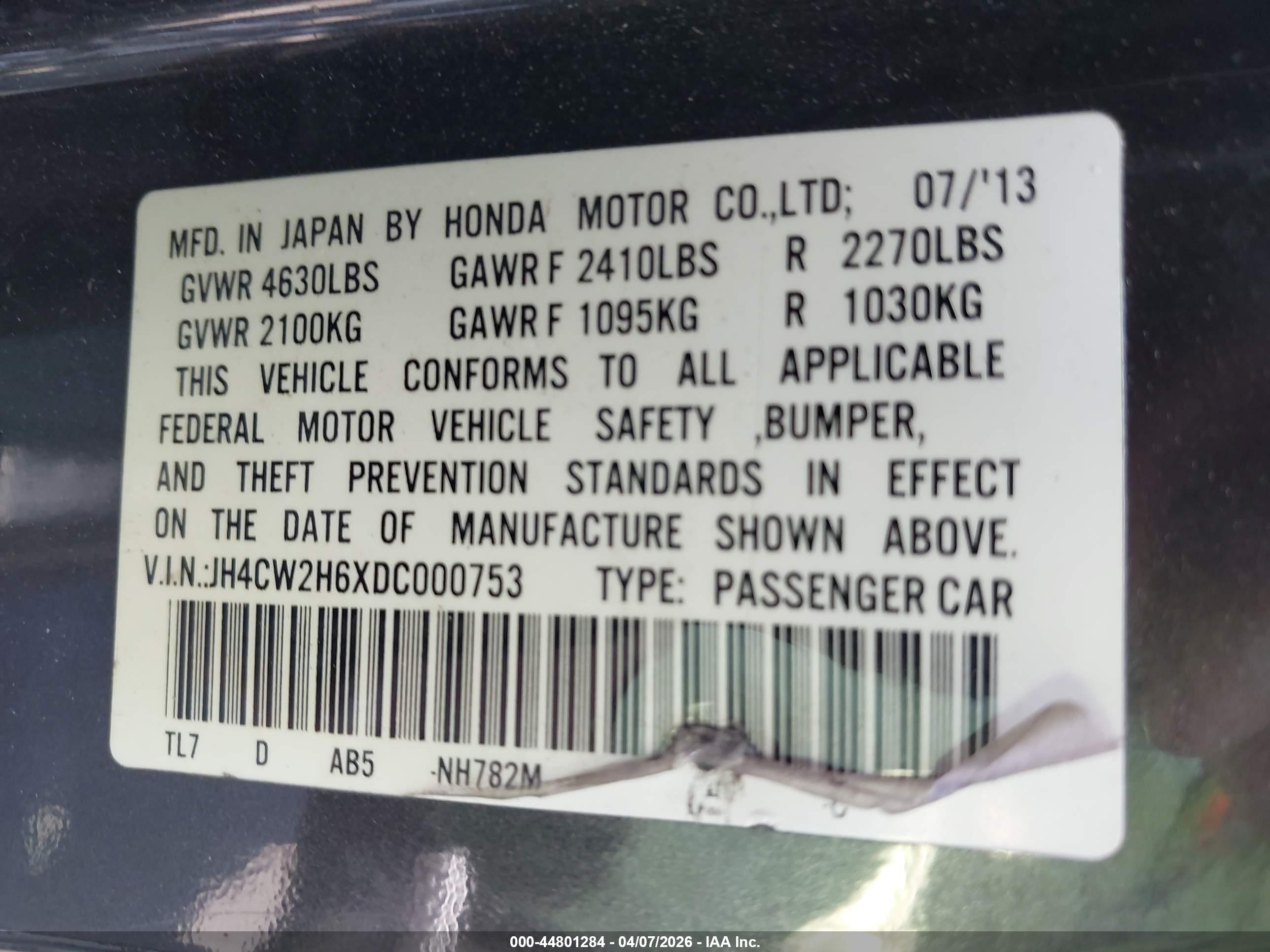 ACURA TSX image 9