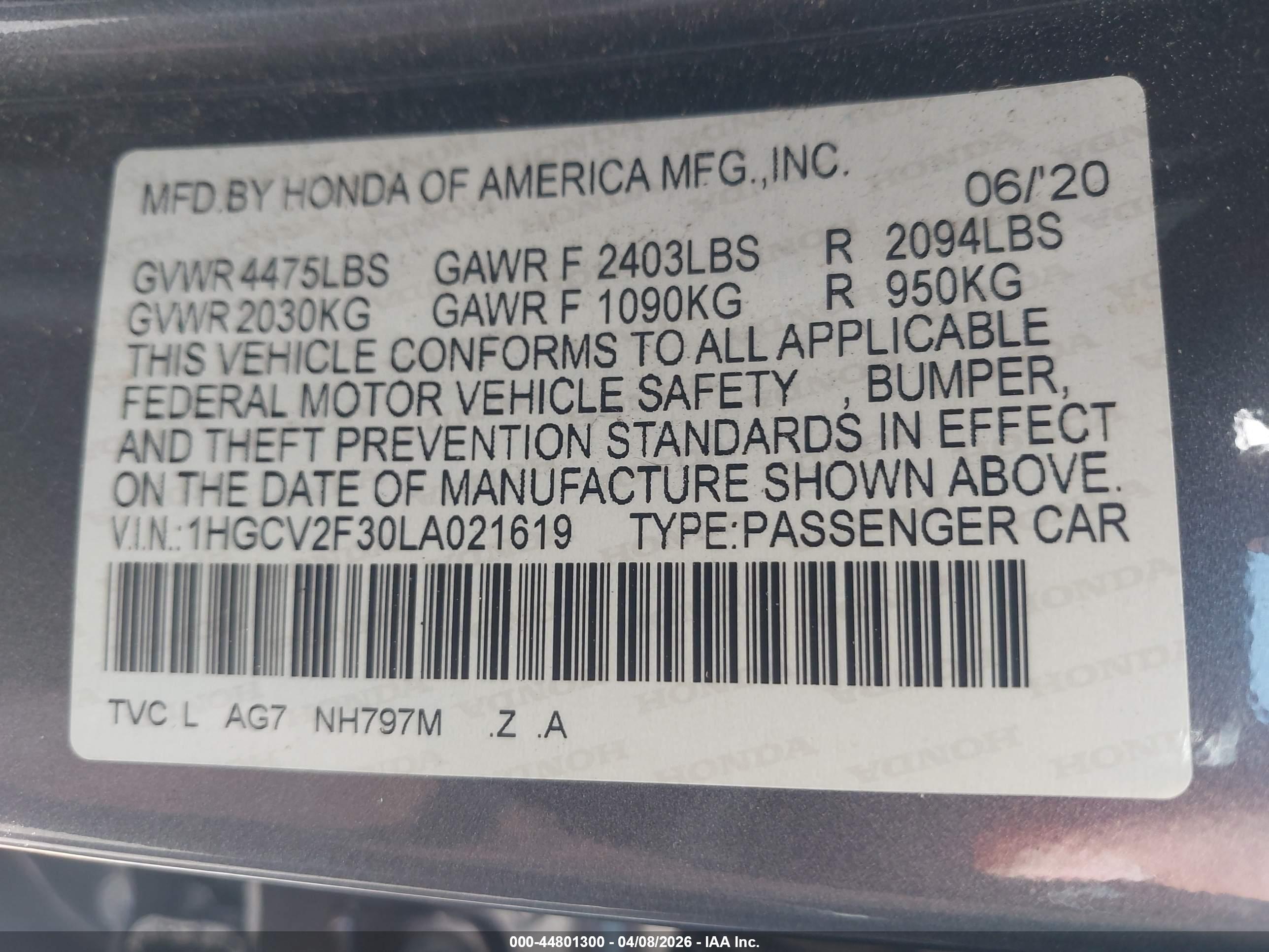 HONDA ACCORD image 9