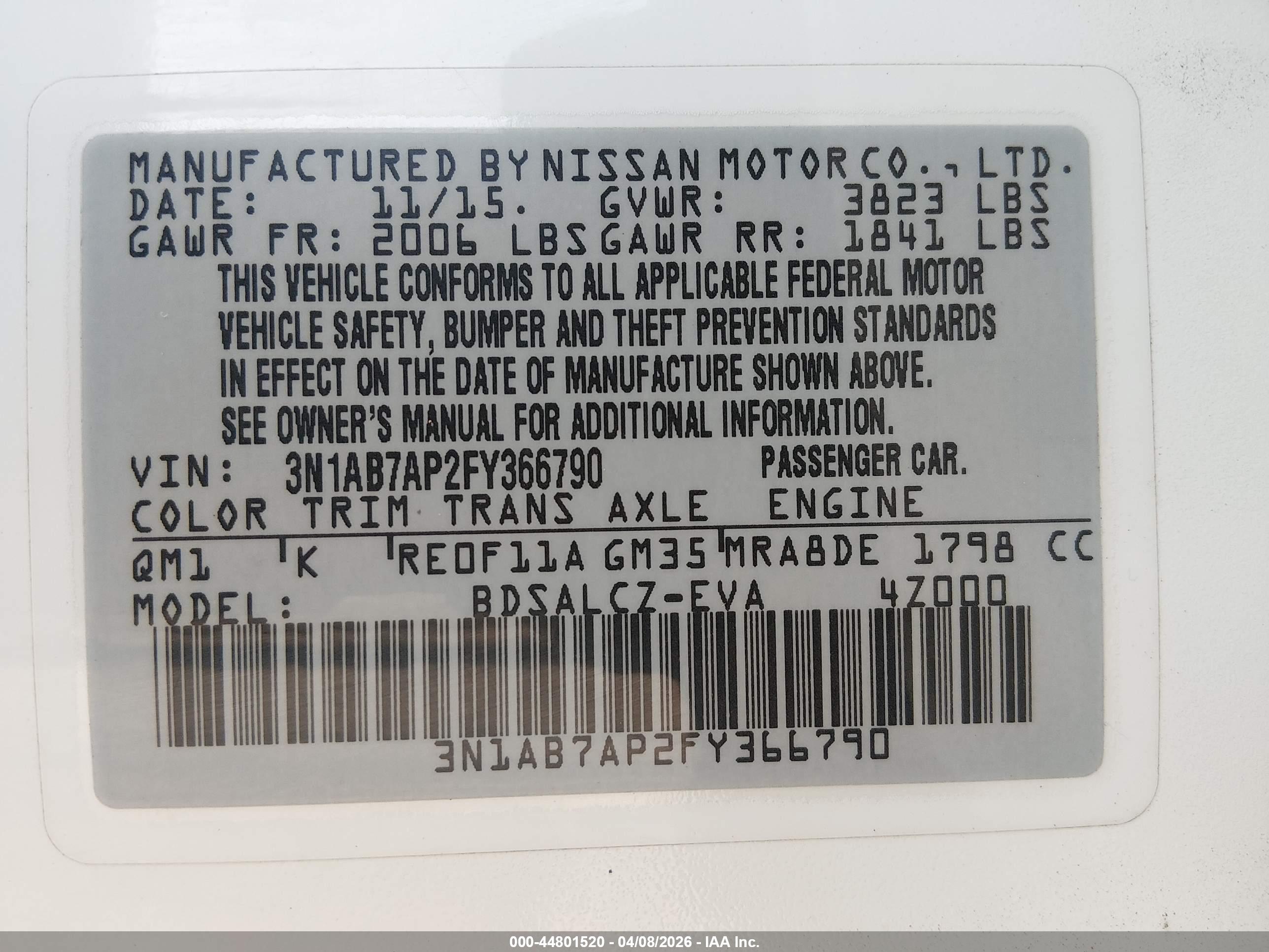 NISSAN SENTRA image 9