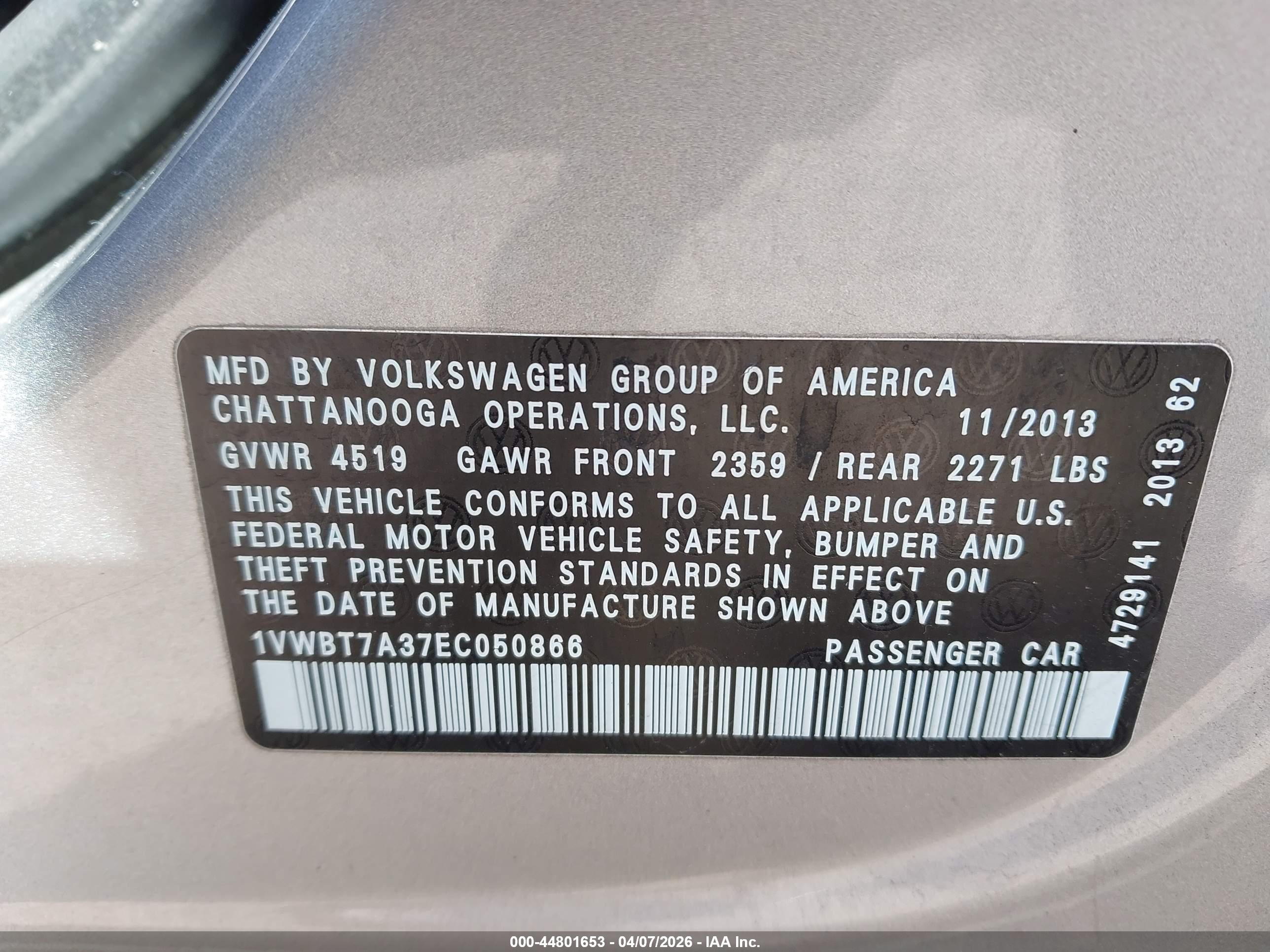 VOLKSWAGEN PASSAT image 9