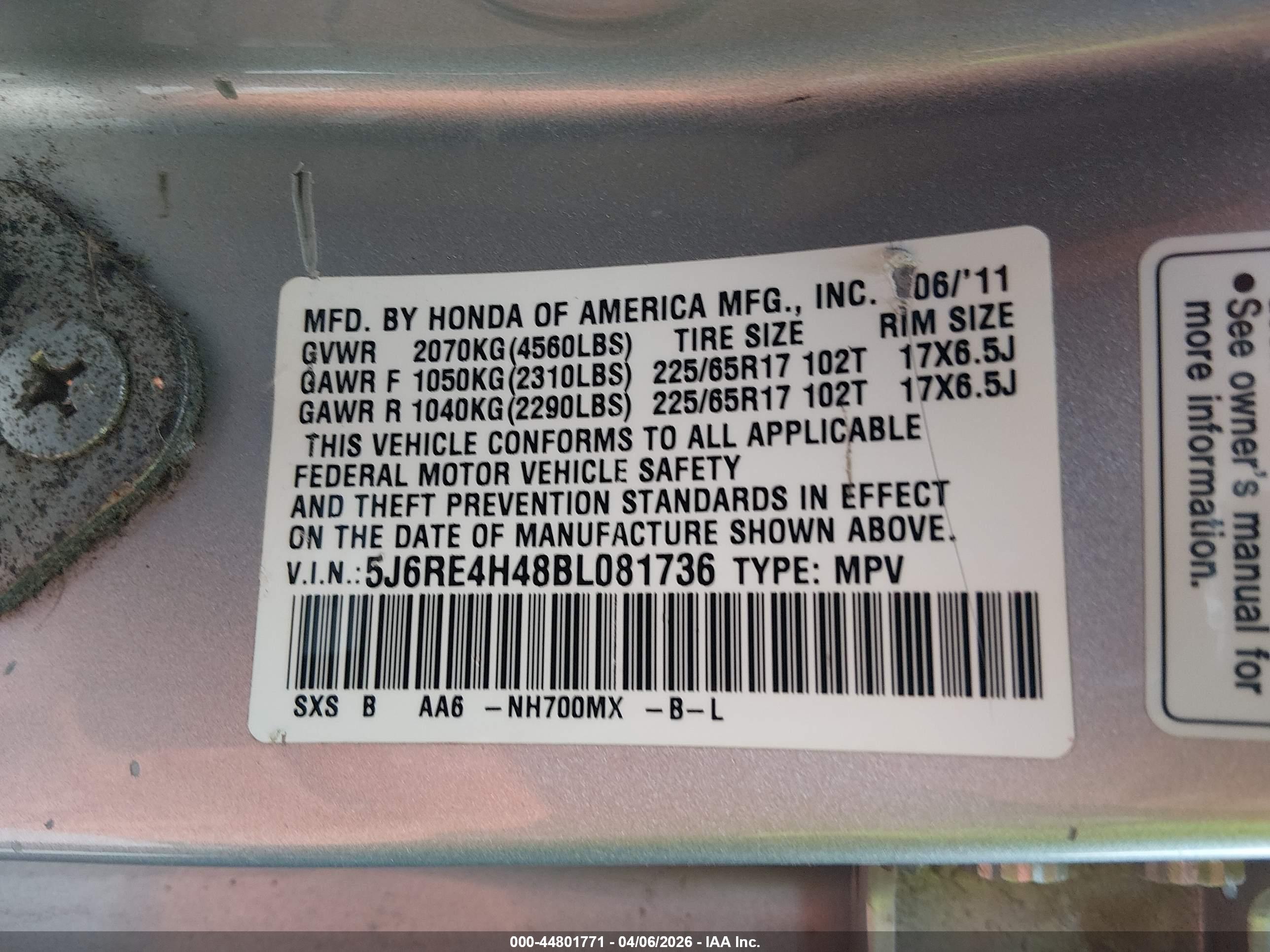 HONDA CR-V image 9