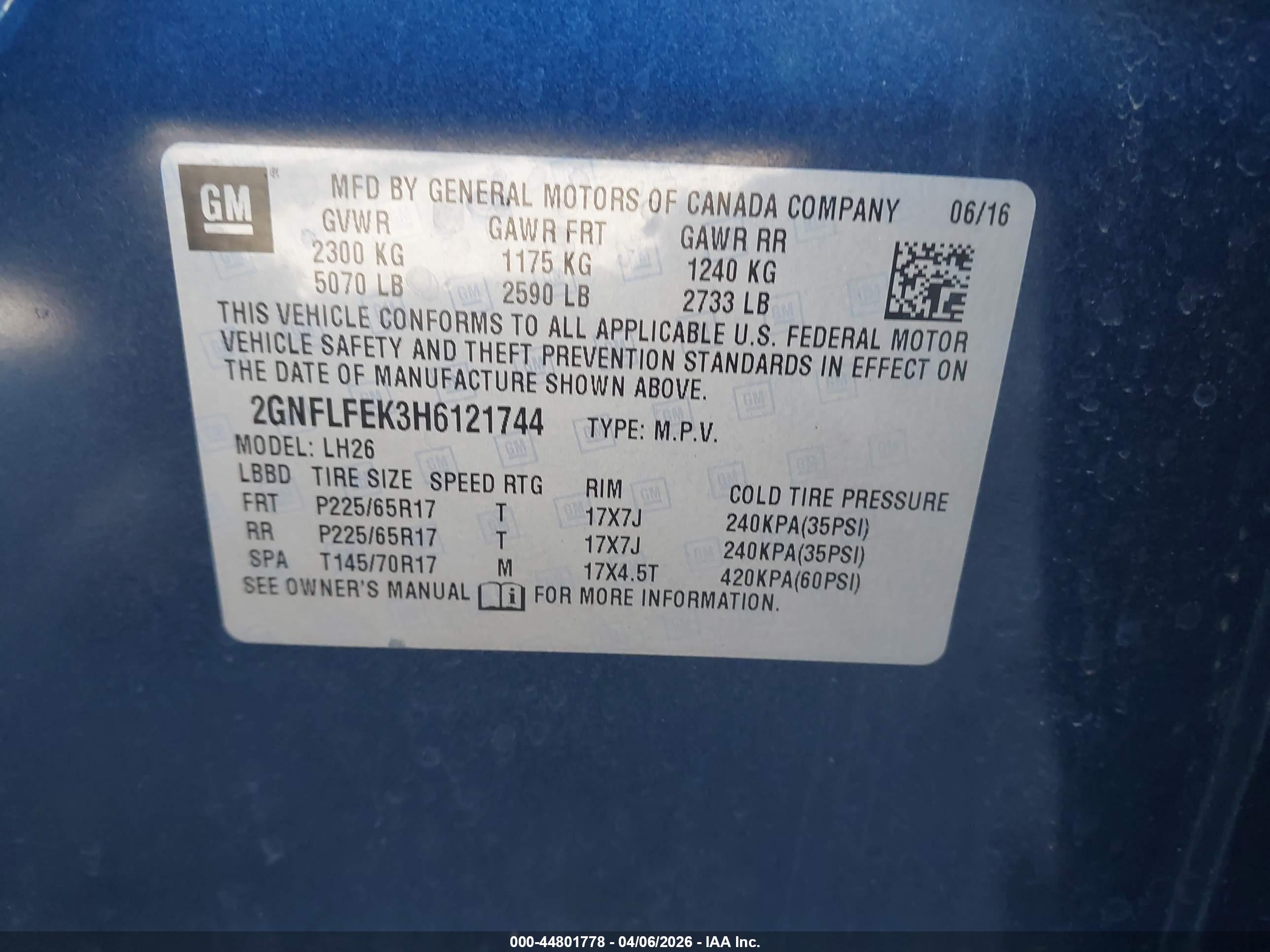 CHEVROLET EQUINOX image 9