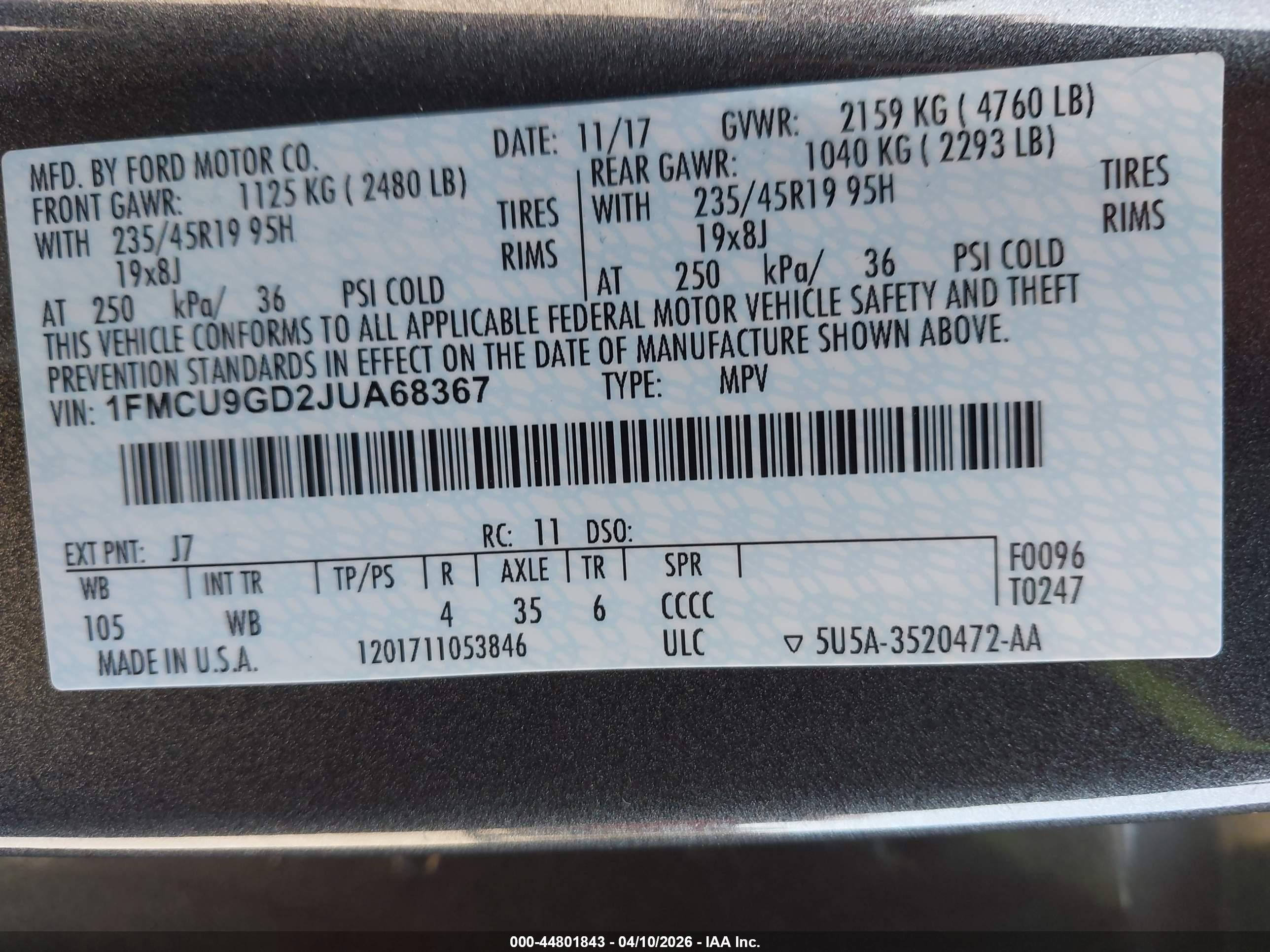 FORD ESCAPE image 9