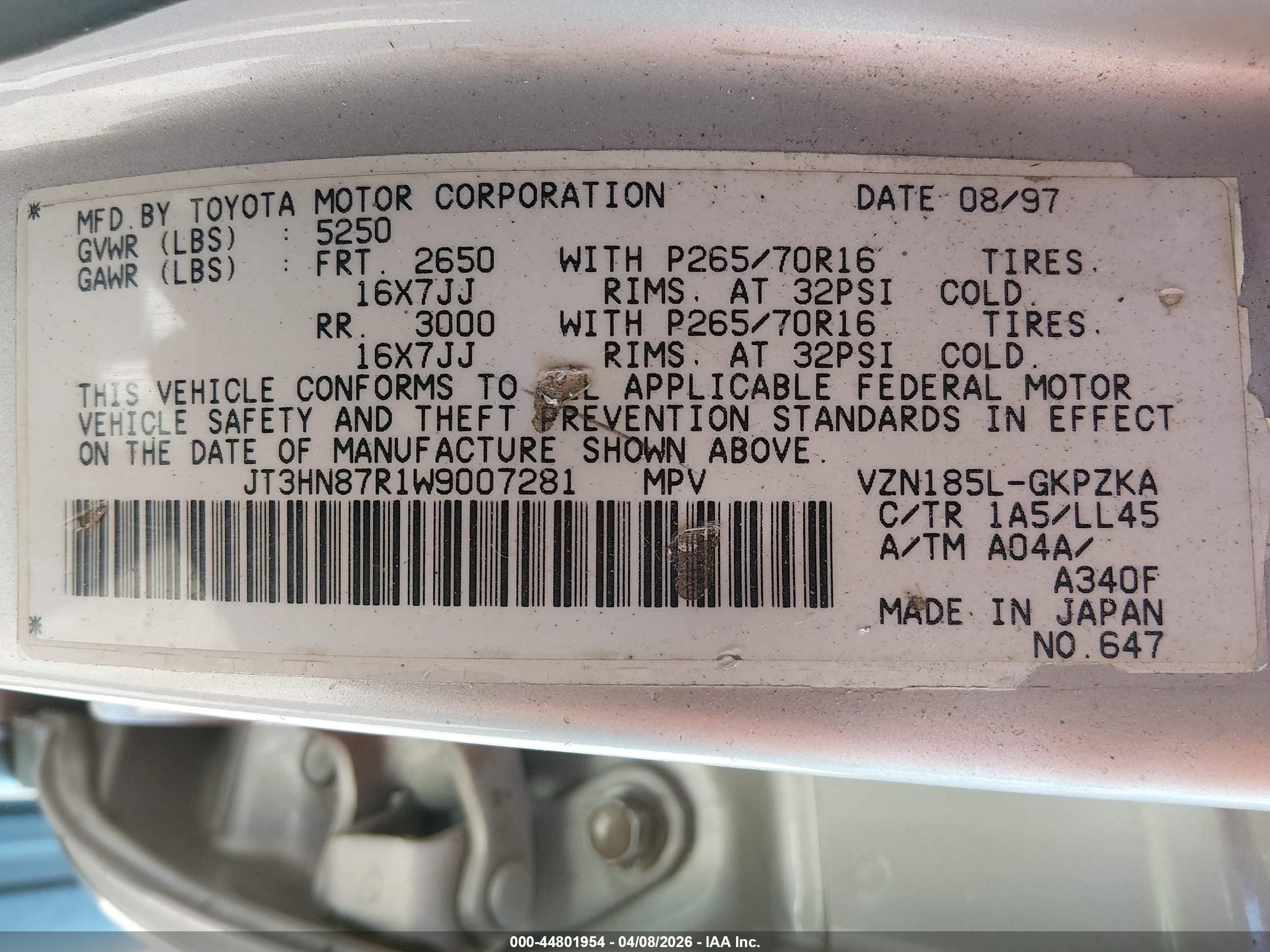 TOYOTA 4RUNNER image 9