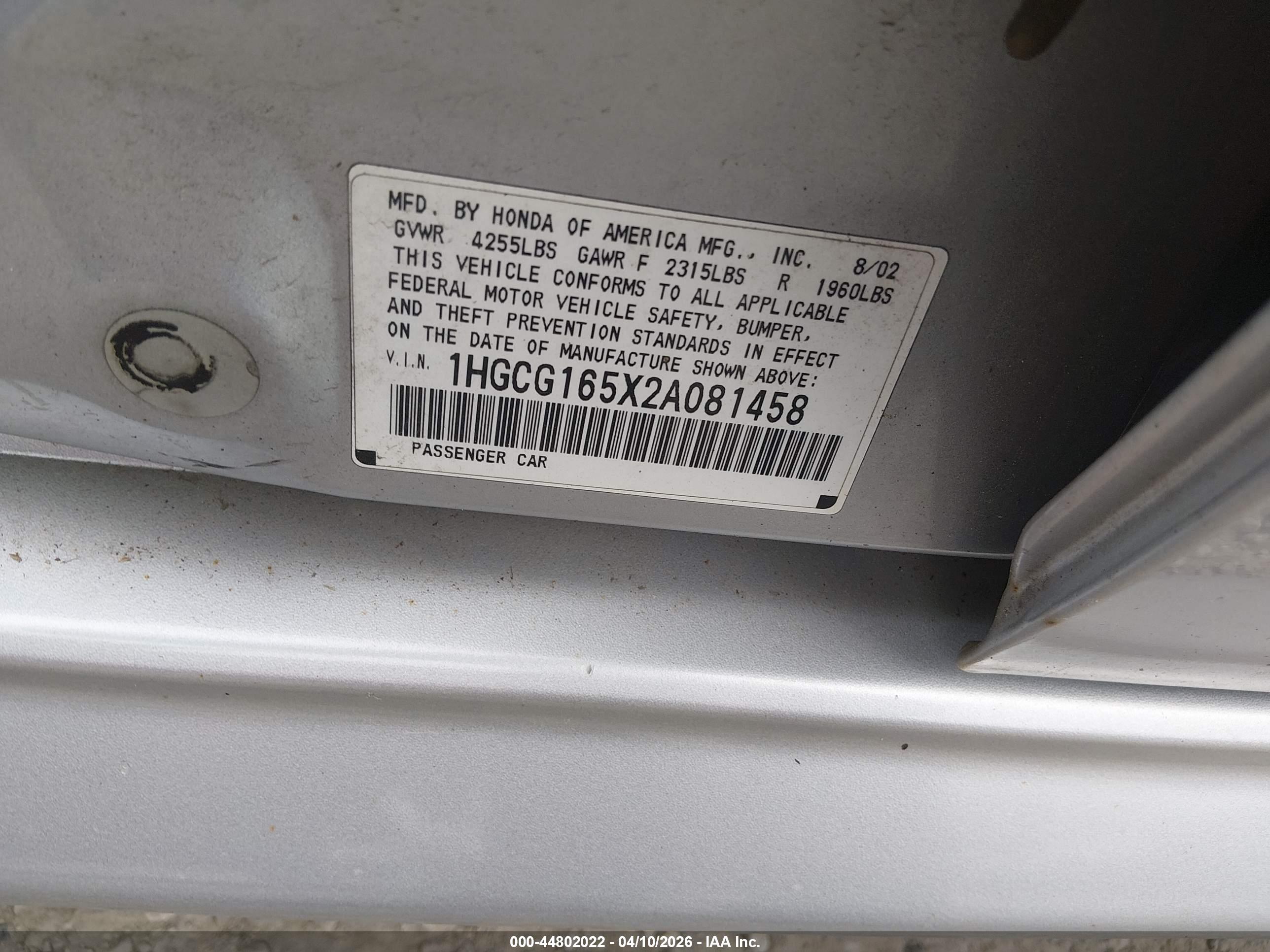 HONDA ACCORD image 9