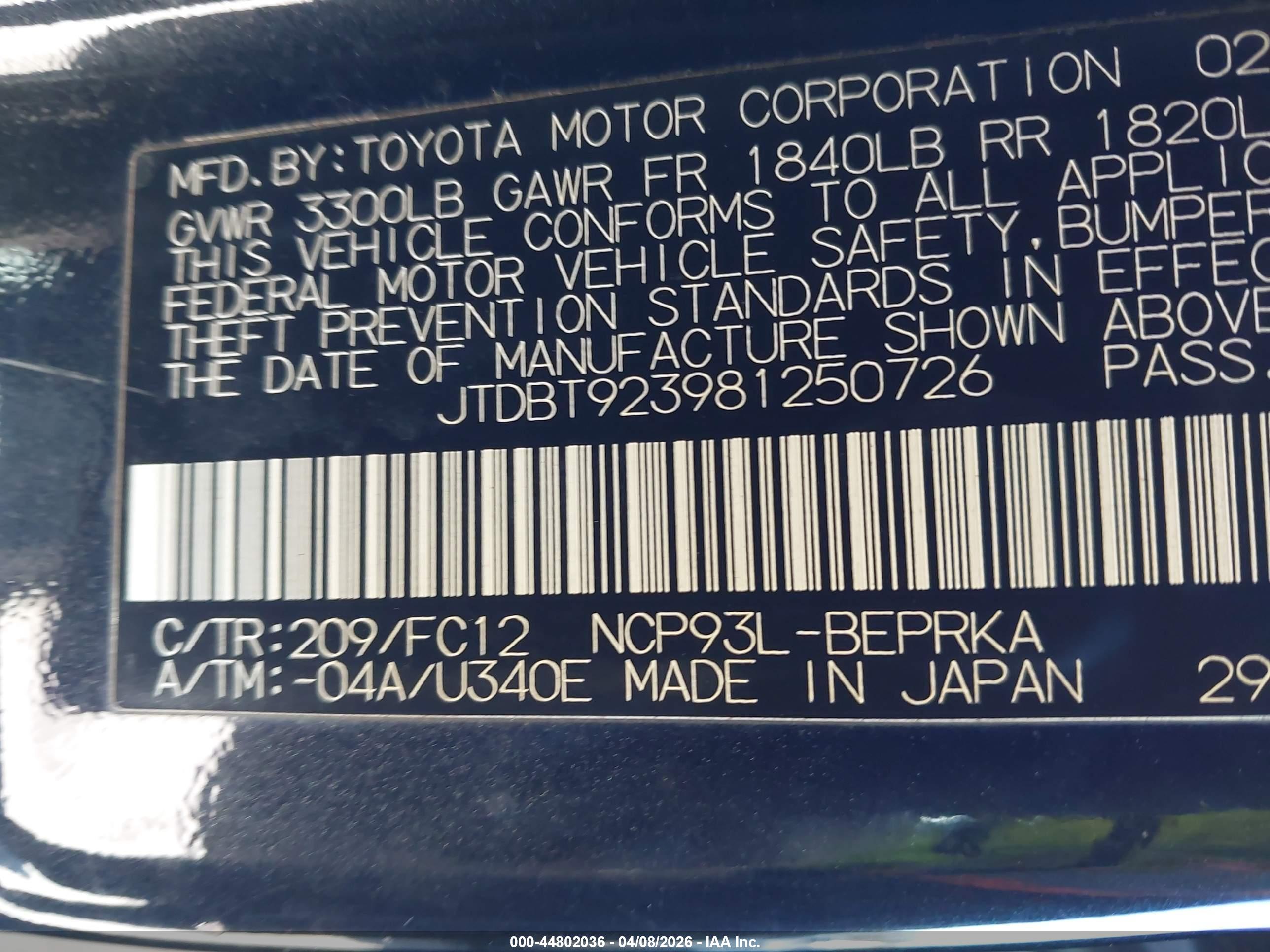 TOYOTA YARIS image 9