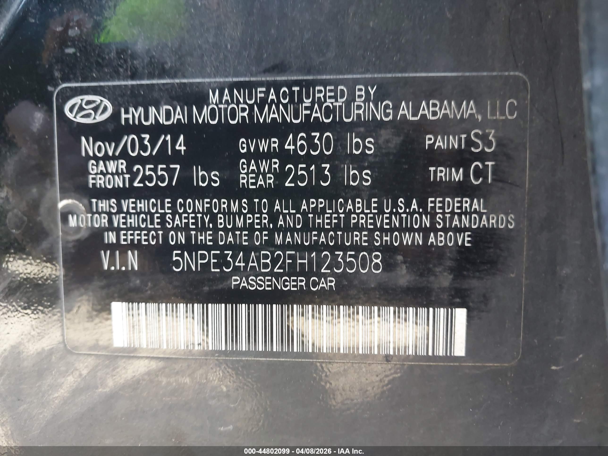 HYUNDAI SONATA image 9