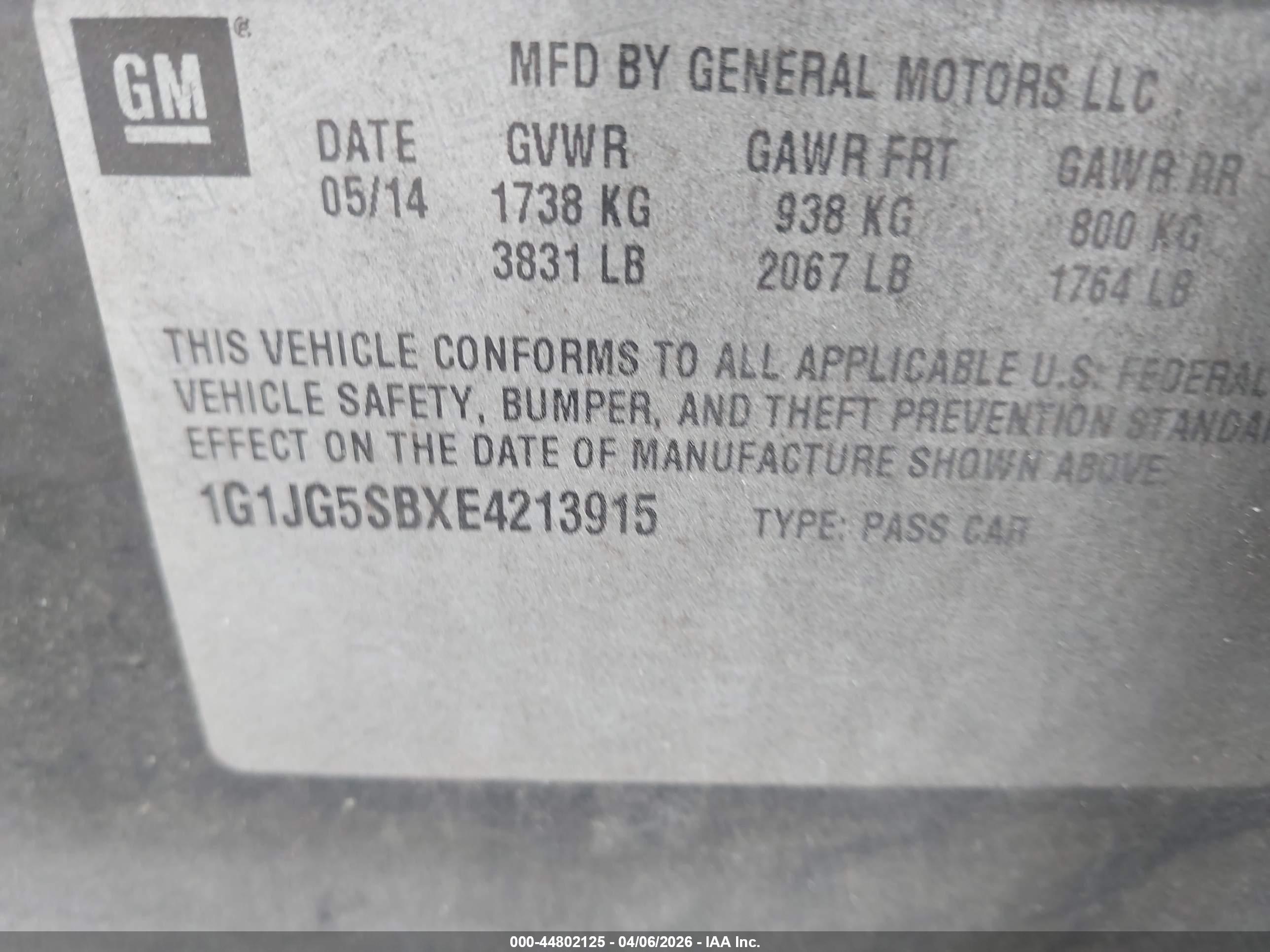 CHEVROLET SONIC image 9
