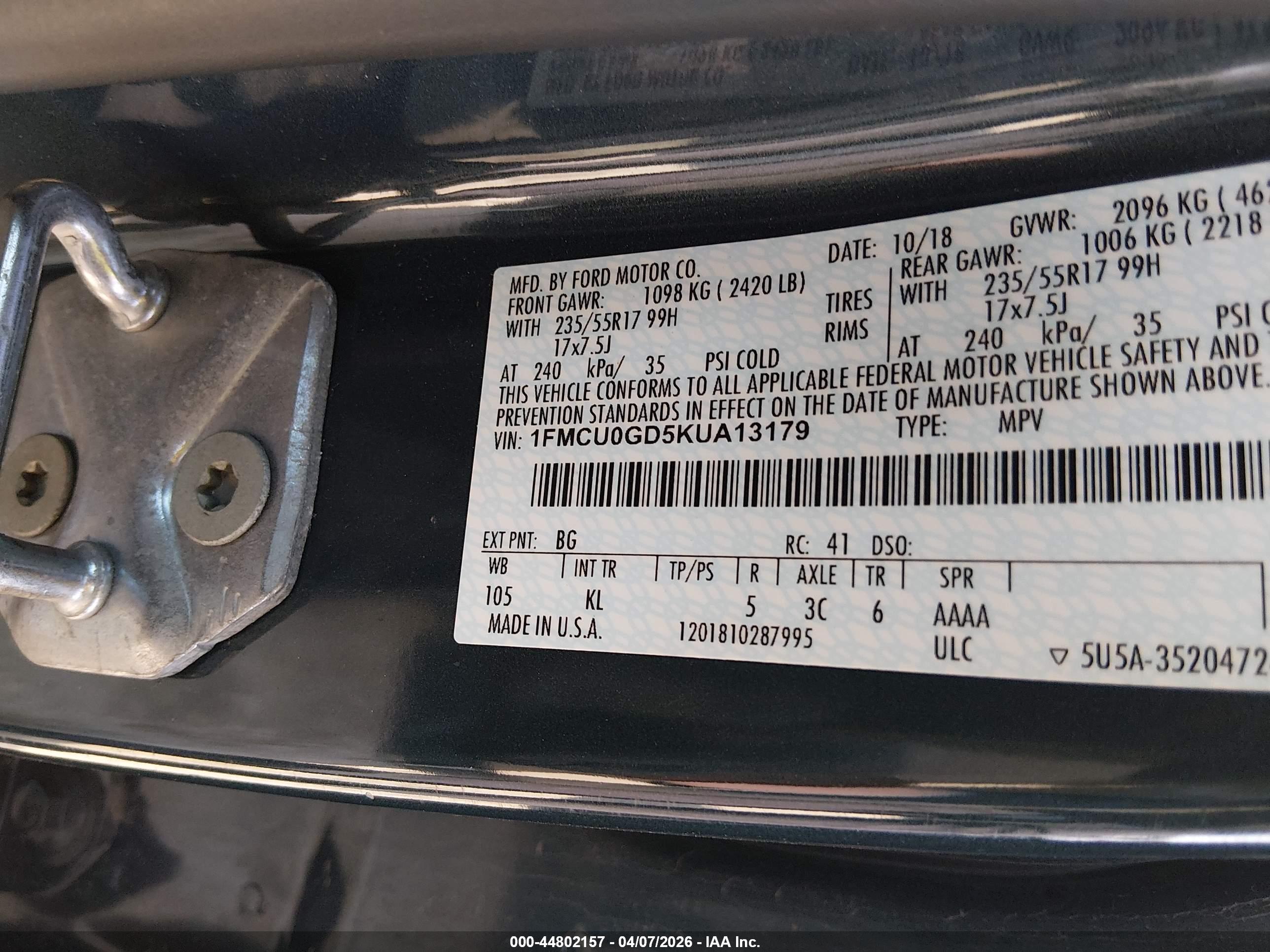 FORD ESCAPE image 9
