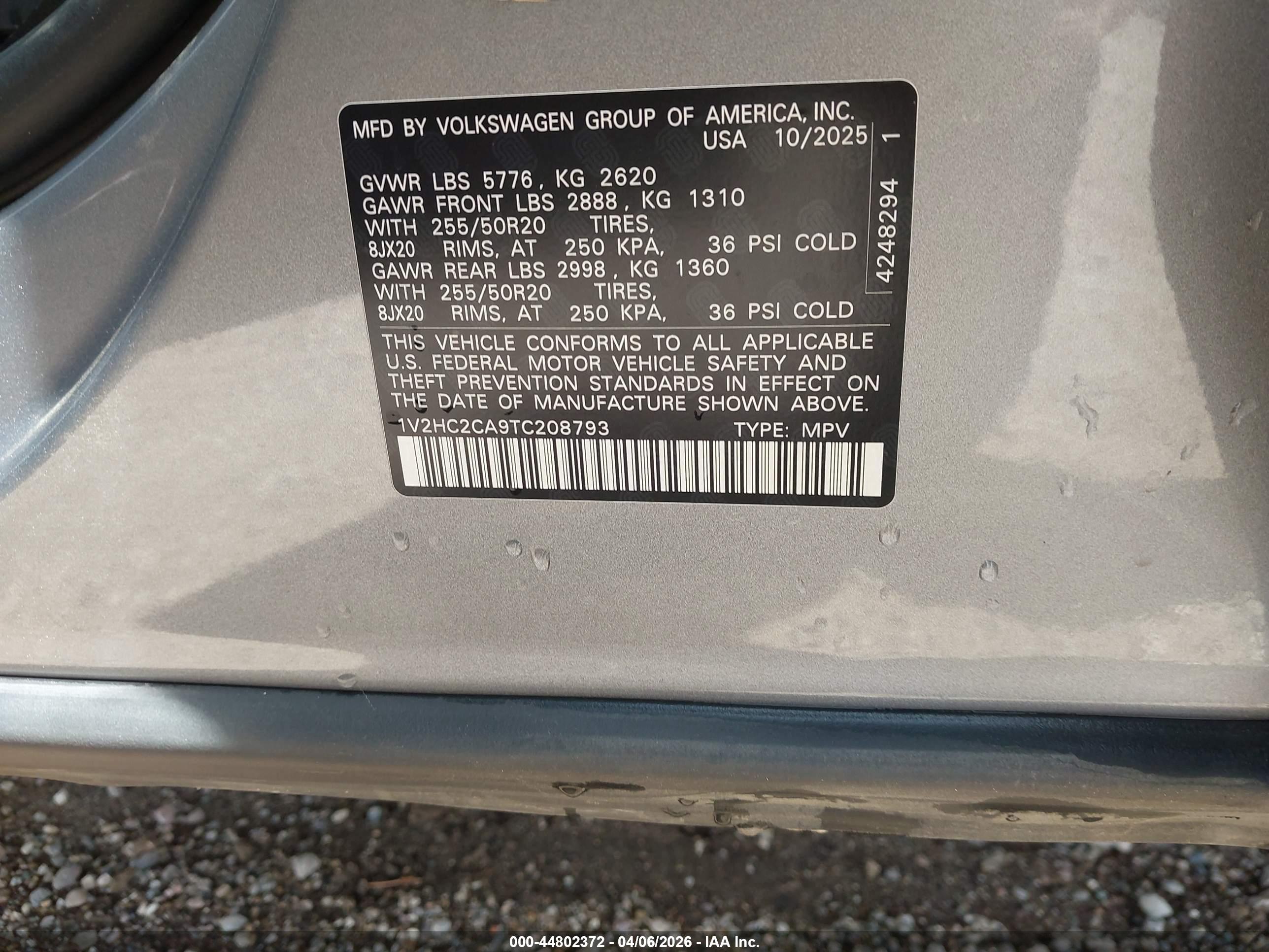 VOLKSWAGEN ATLAS image 9