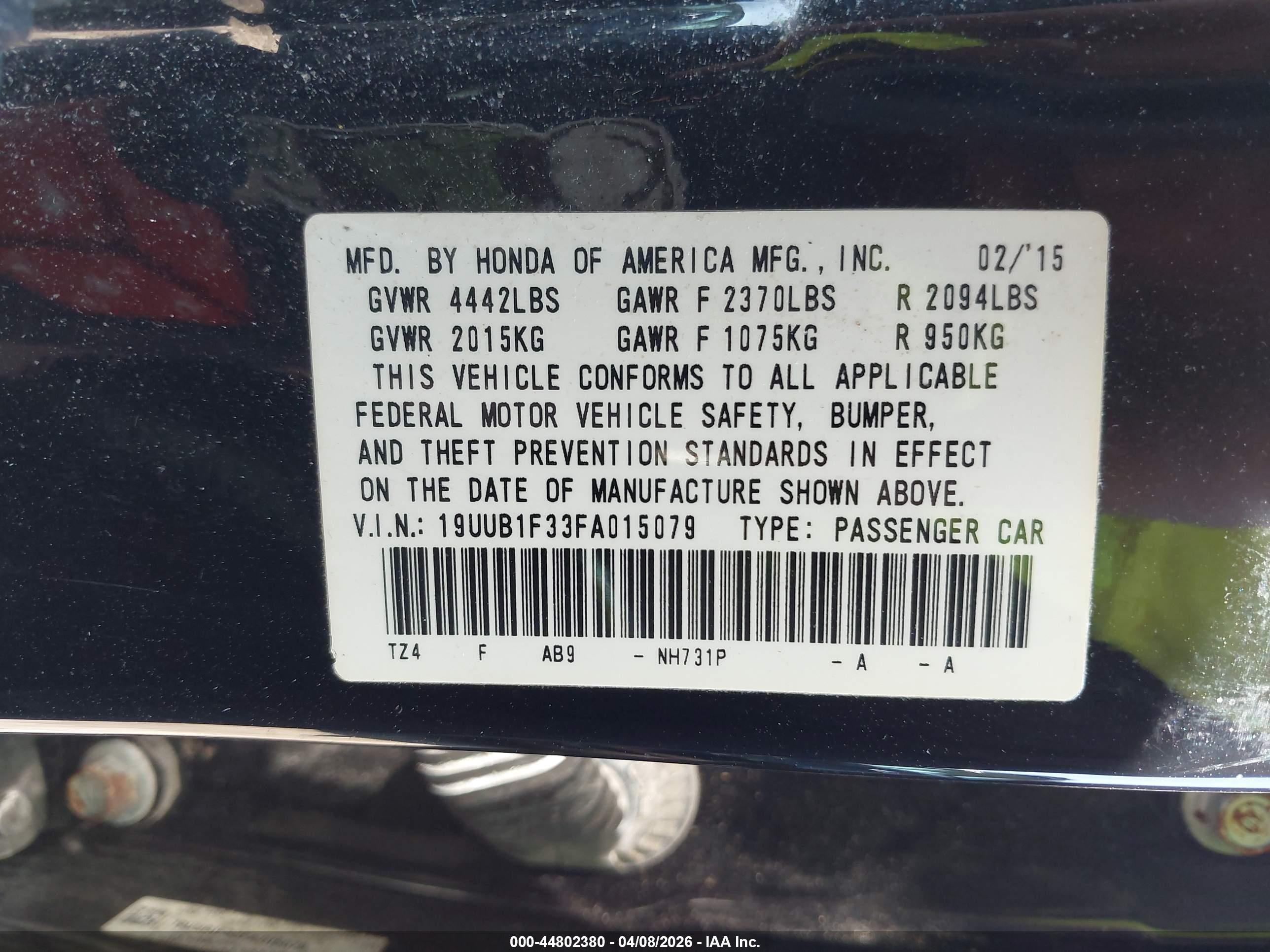 ACURA TLX image 9