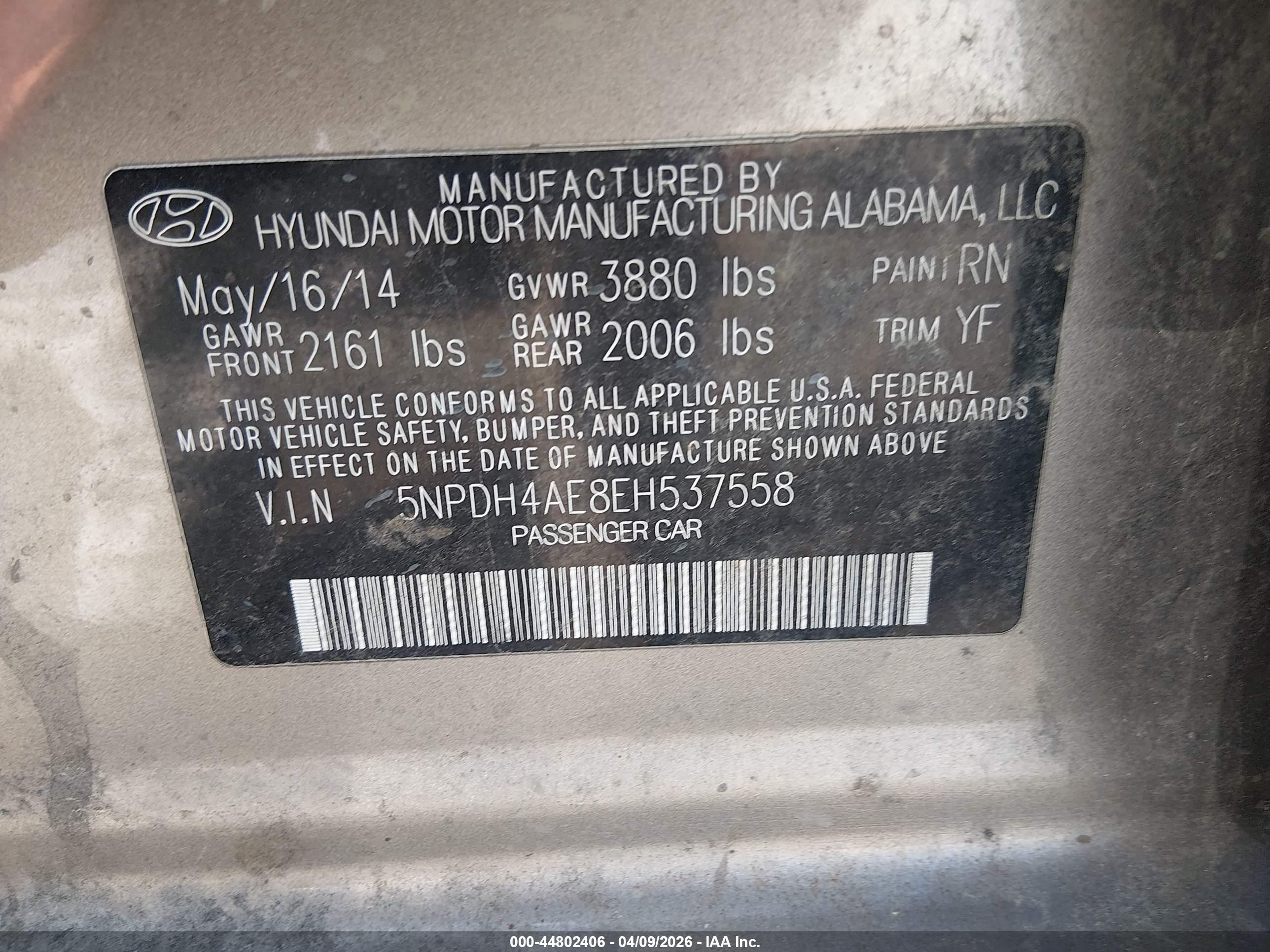 HYUNDAI ELANTRA image 9