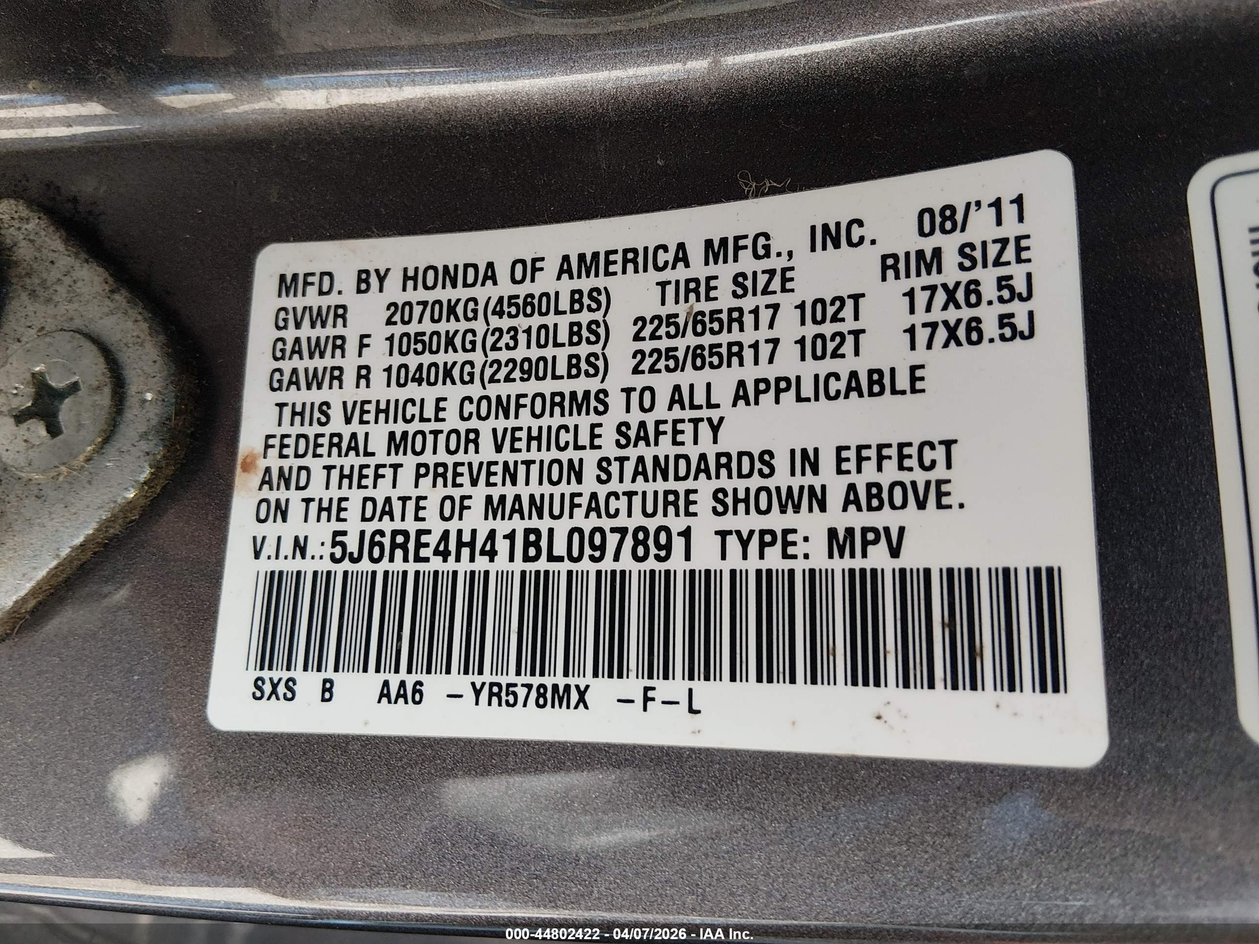 HONDA CR-V image 9