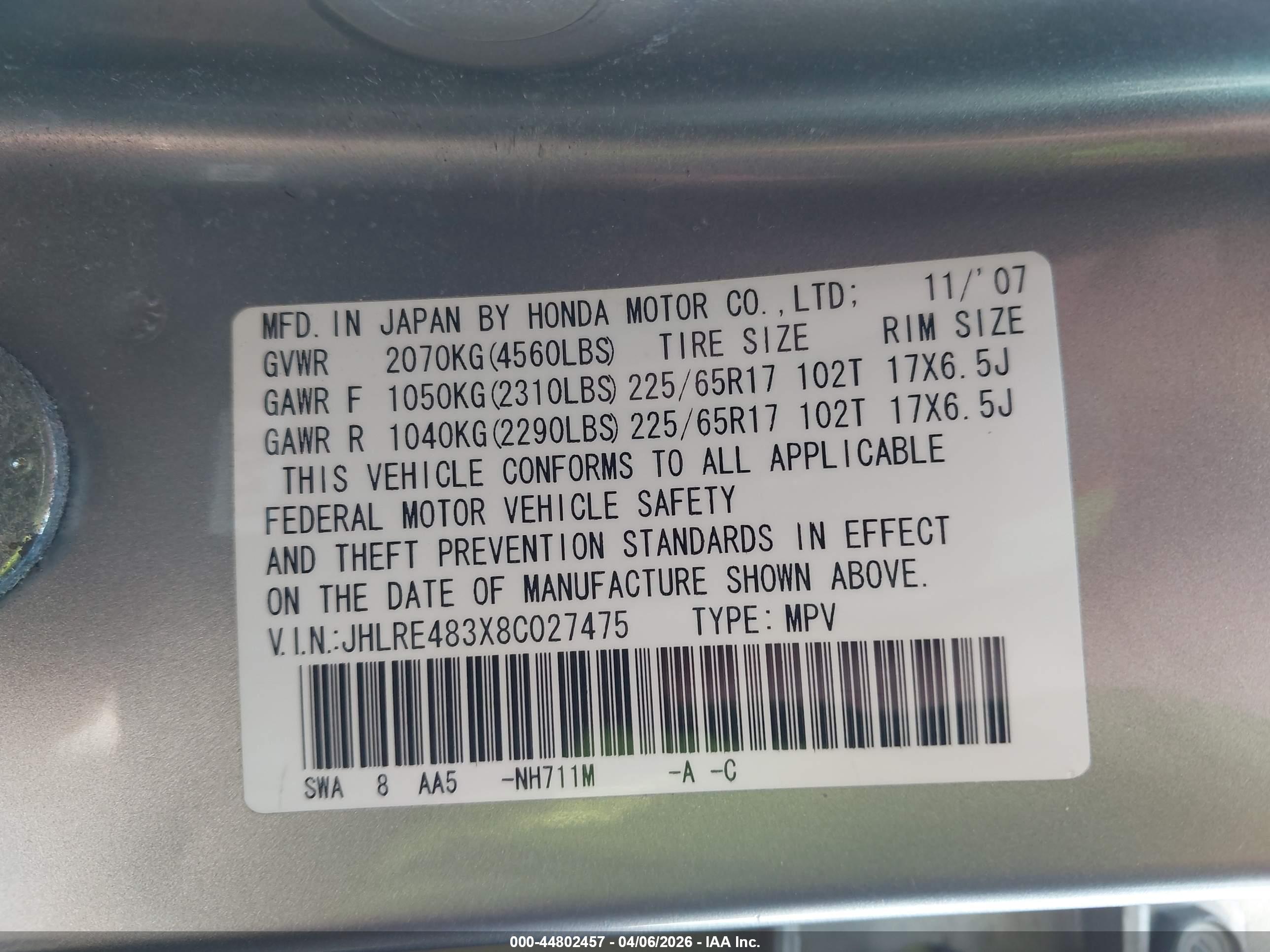 HONDA CR-V image 9