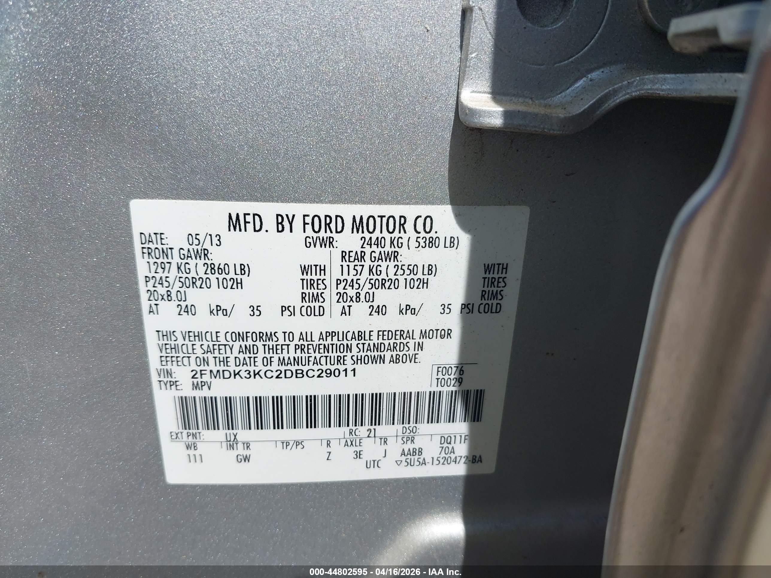 FORD EDGE image 9