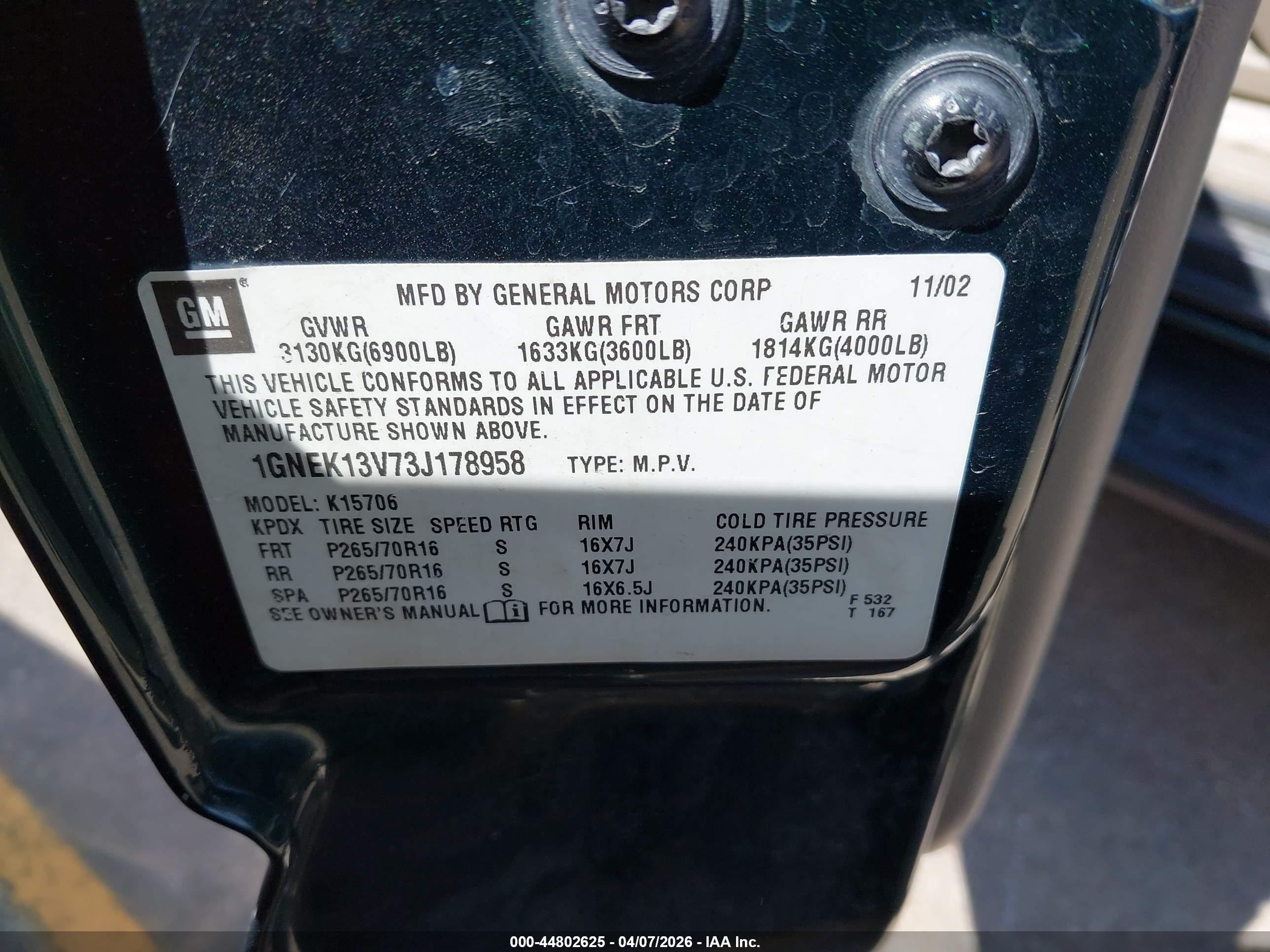 CHEVROLET TAHOE image 9
