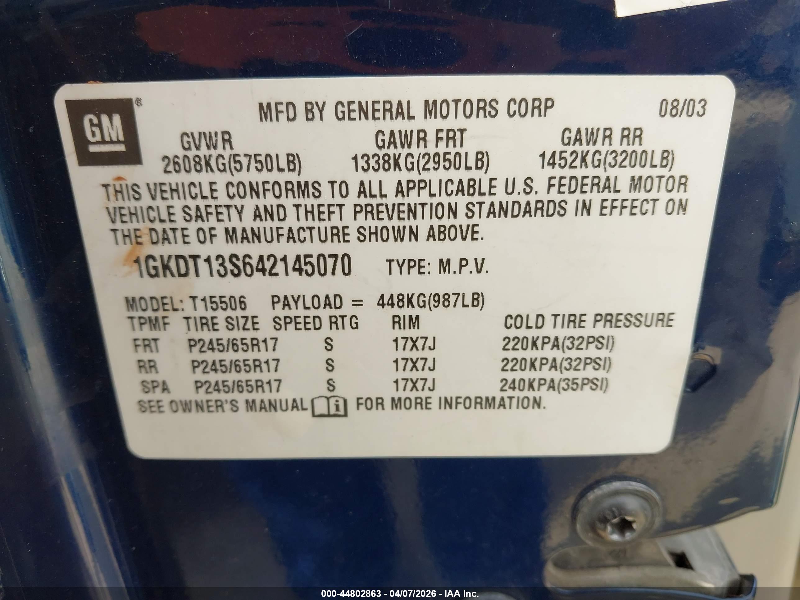 GMC ENVOY image 9
