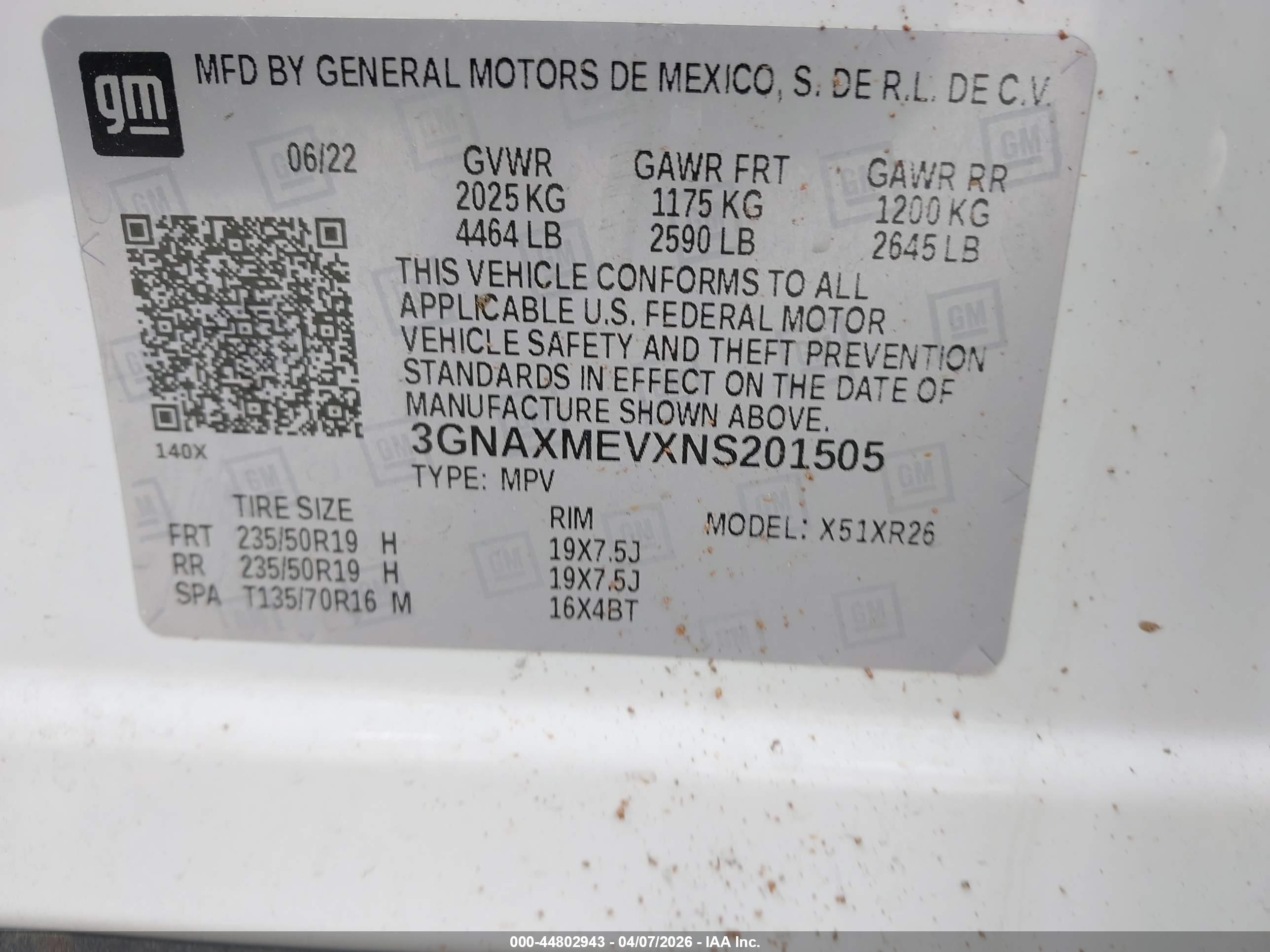 CHEVROLET EQUINOX image 9