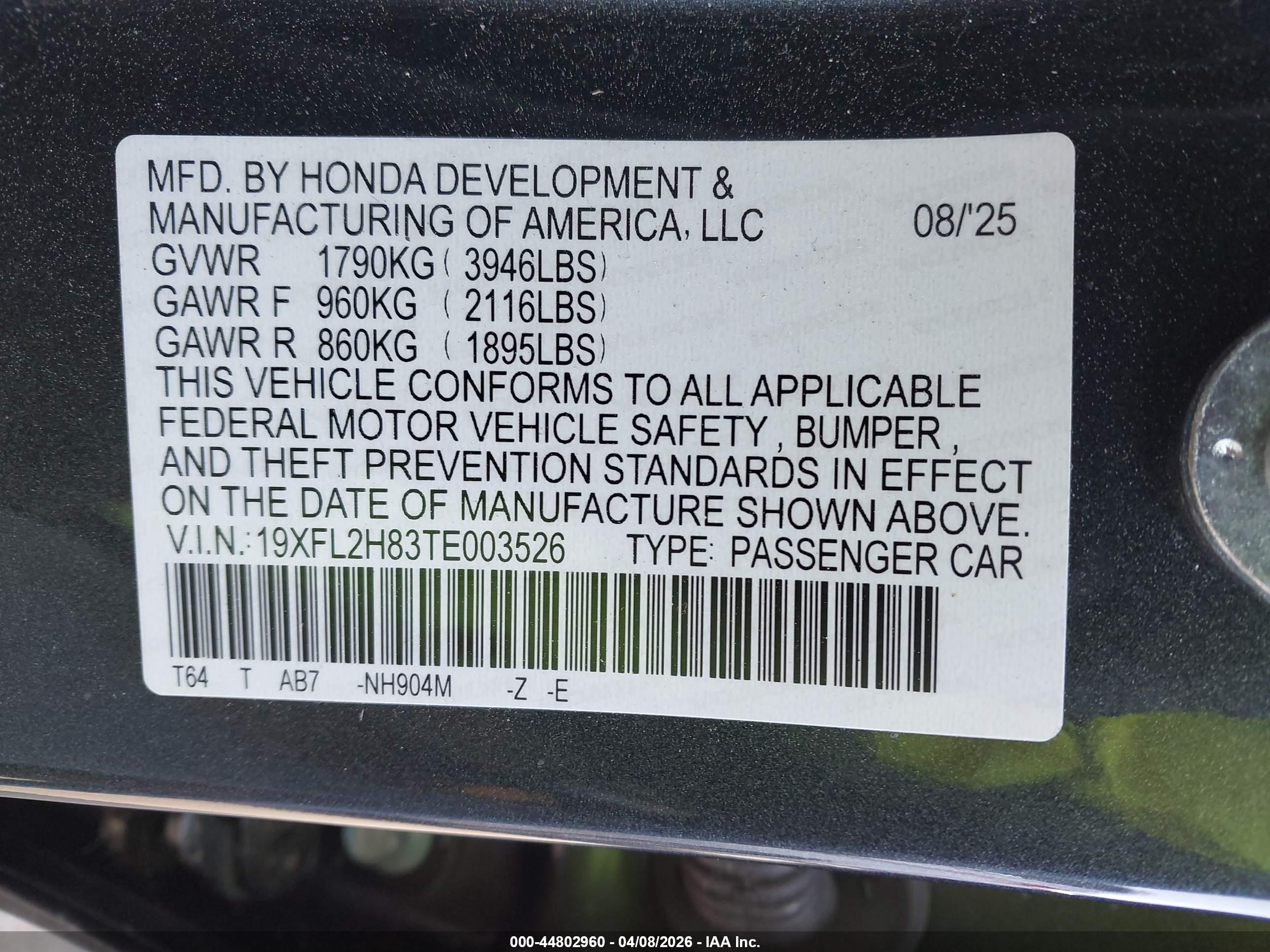 HONDA CIVIC image 9