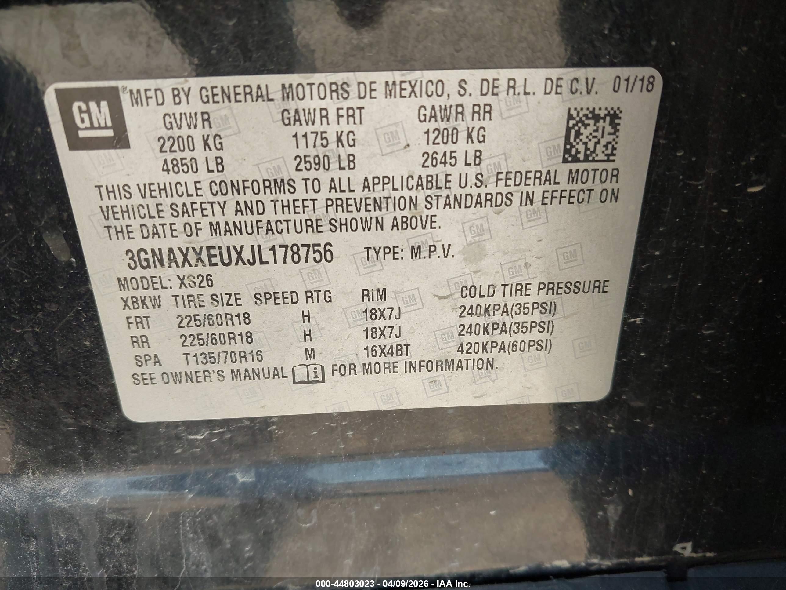 CHEVROLET EQUINOX image 9
