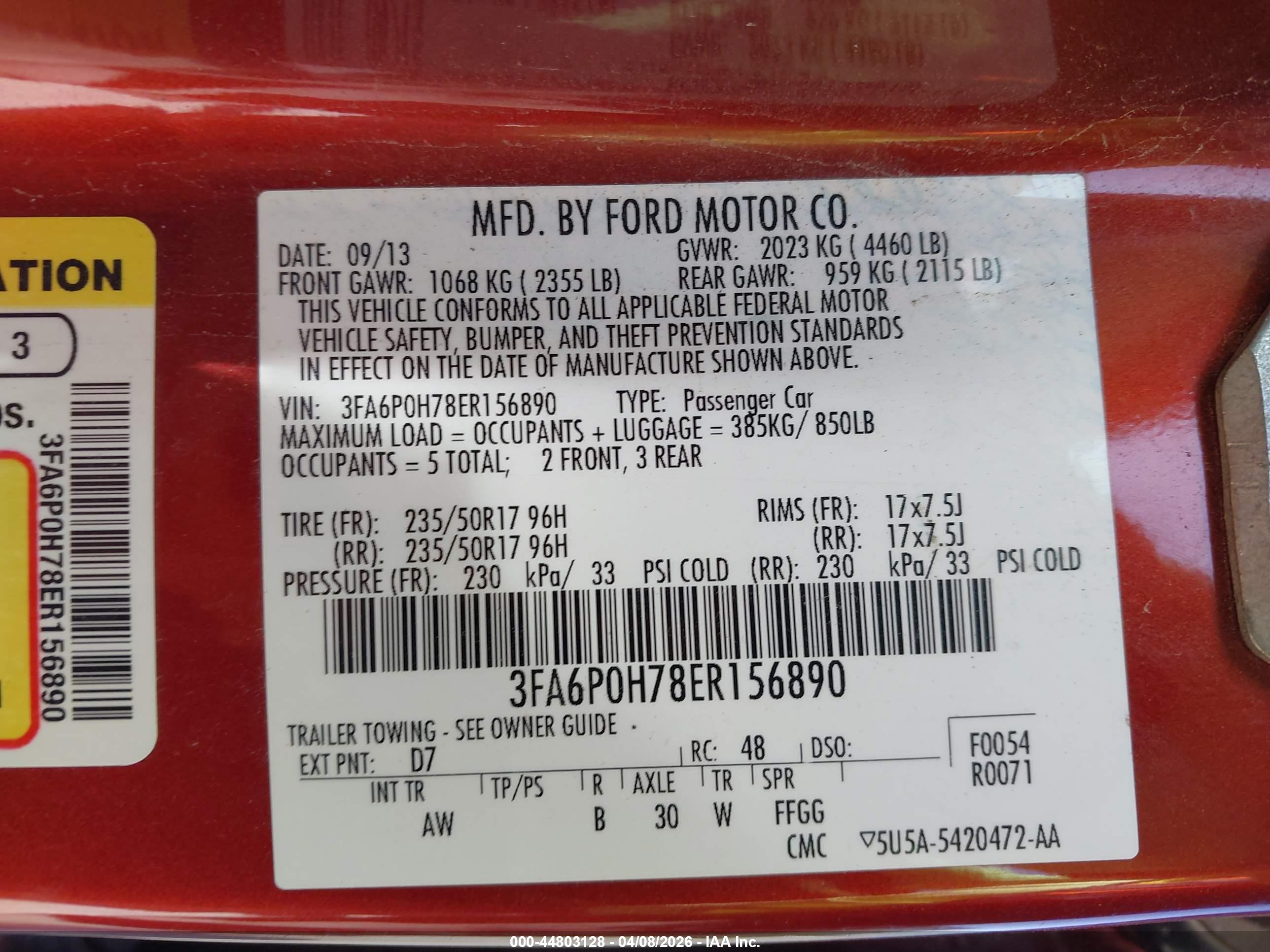FORD FUSION image 9