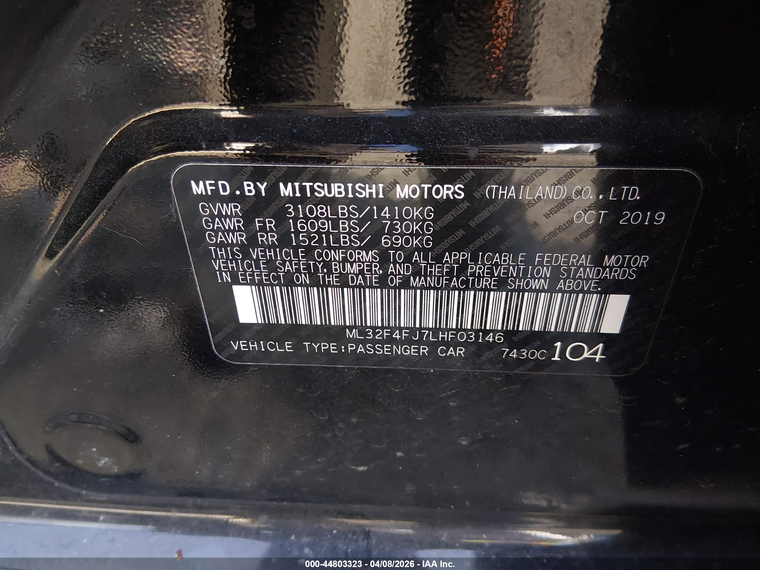 MITSUBISHI MIRAGE image 9