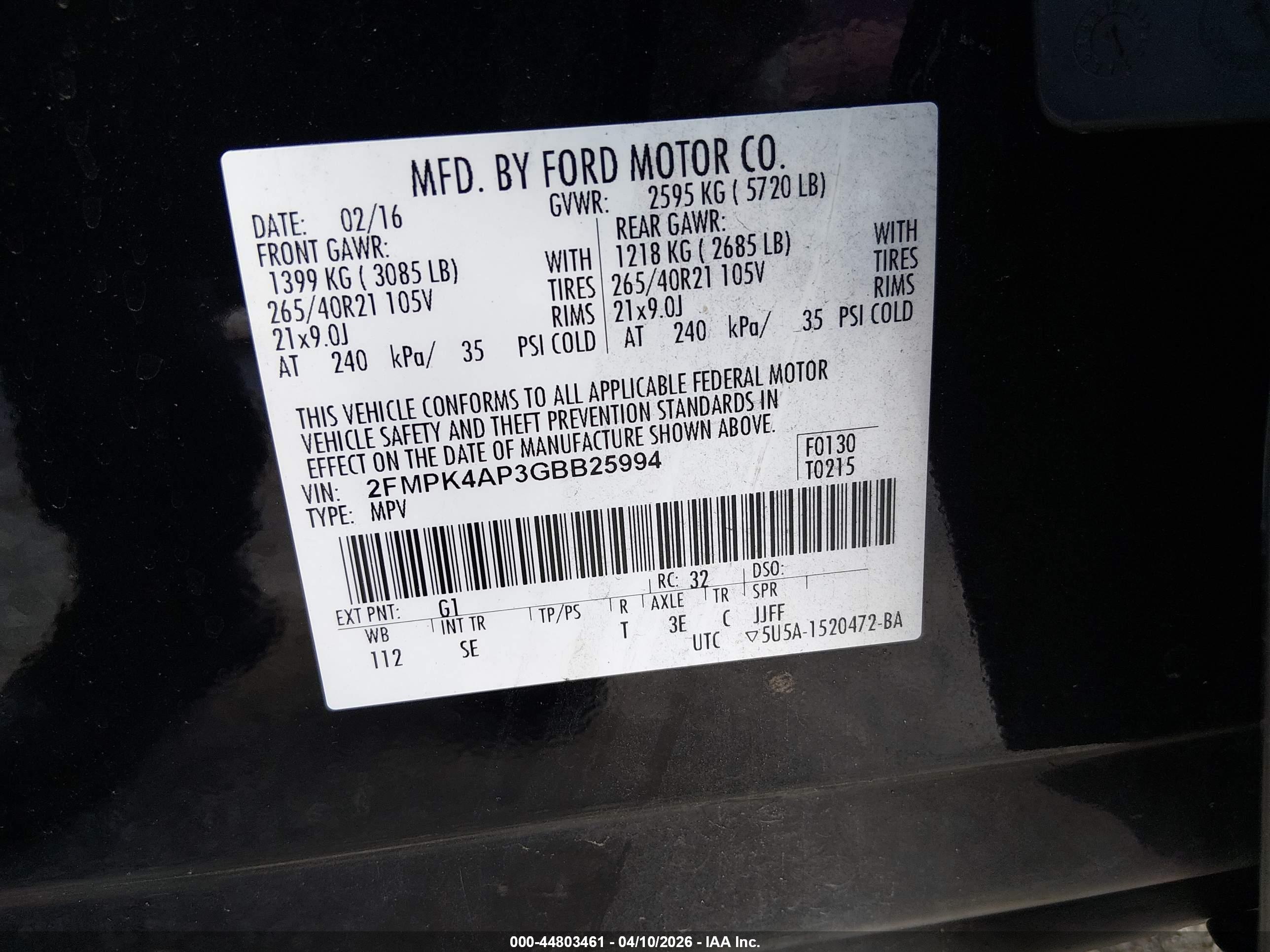 FORD EDGE image 9