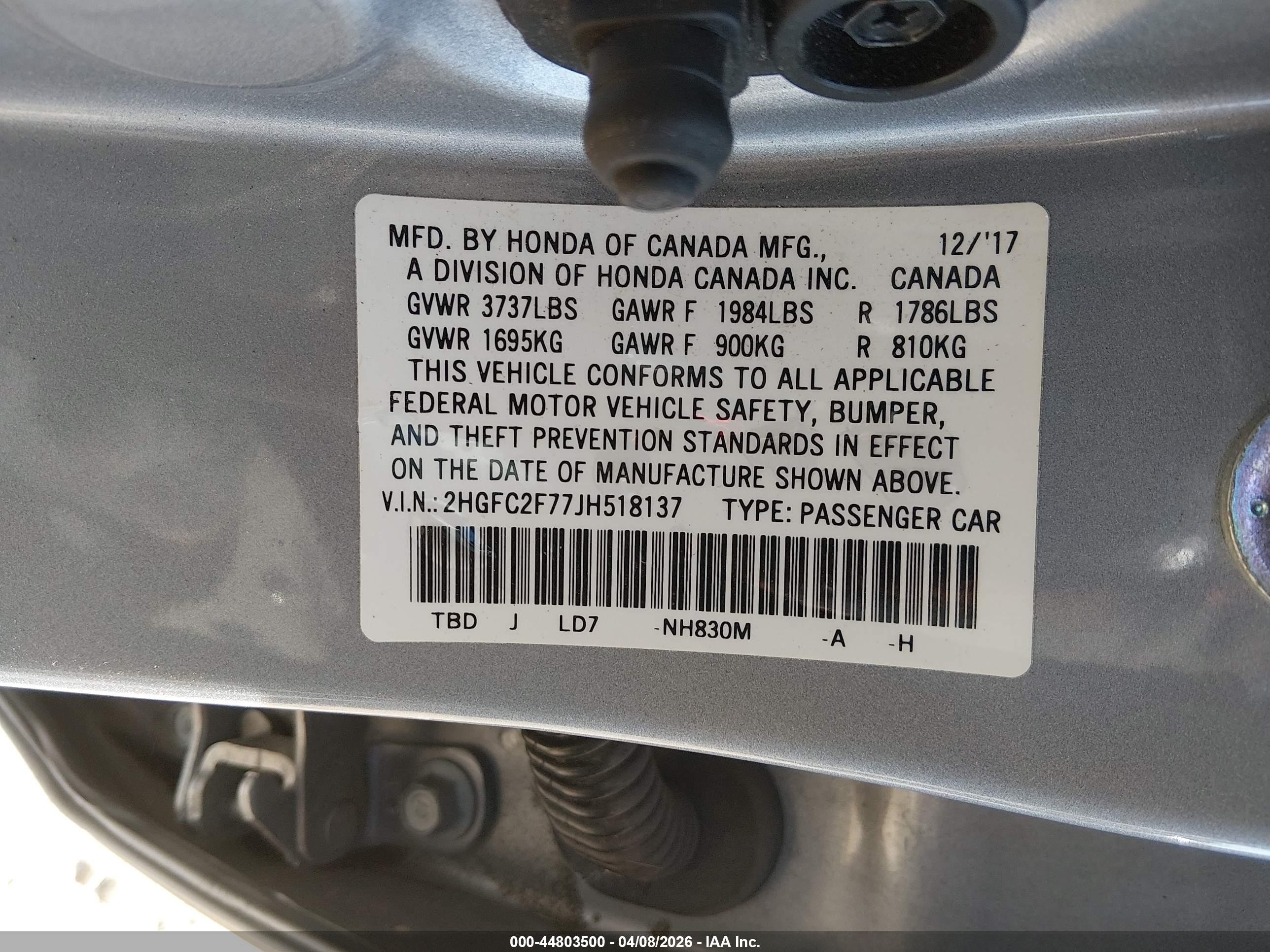 HONDA CIVIC image 9