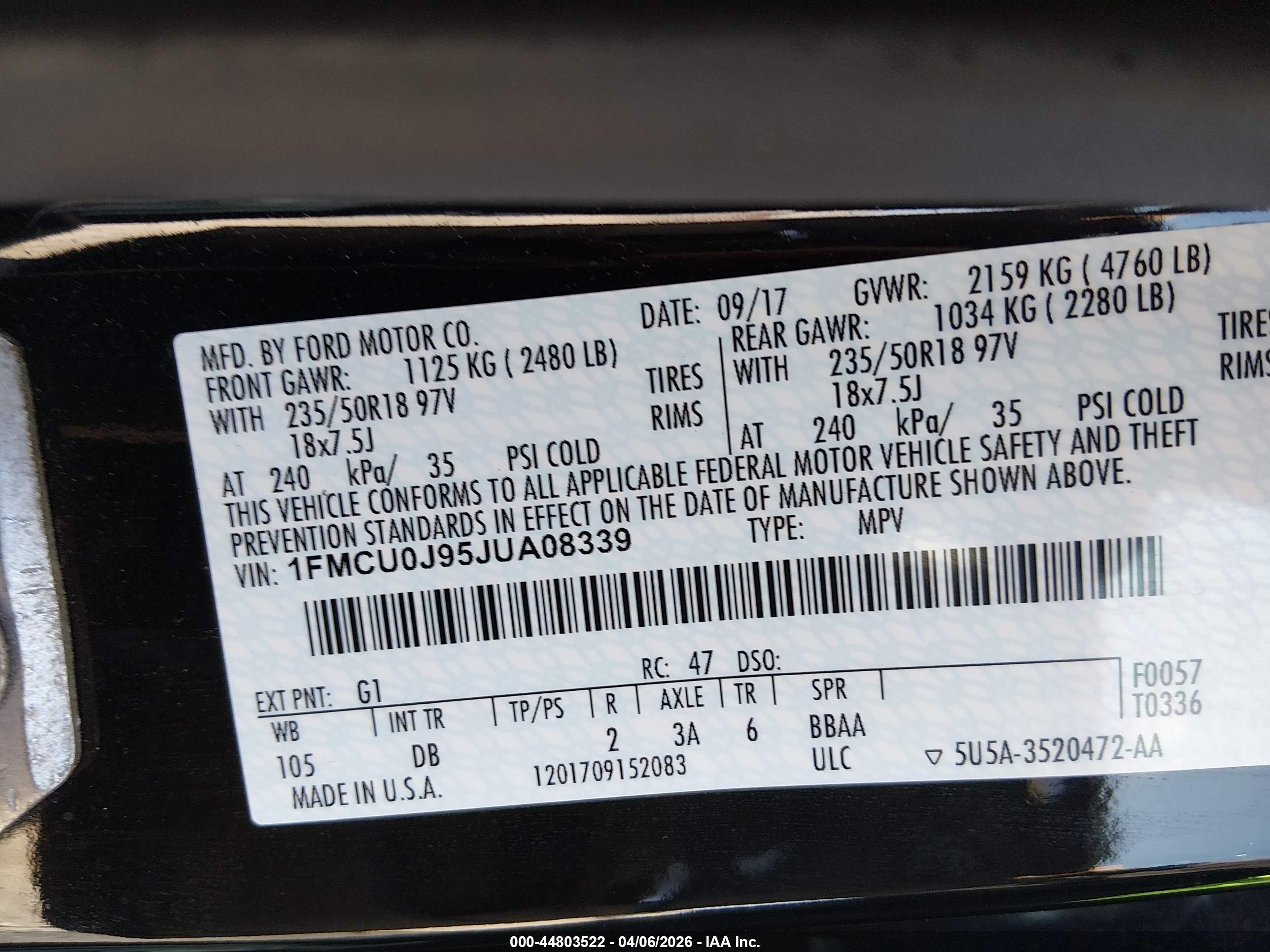 FORD ESCAPE image 9